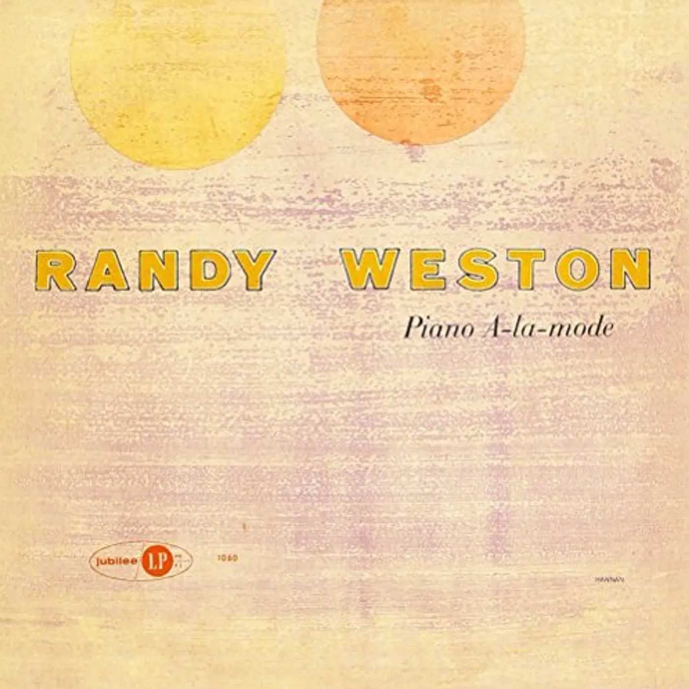 Randy Weston PIANO A-LA-MODE CD
