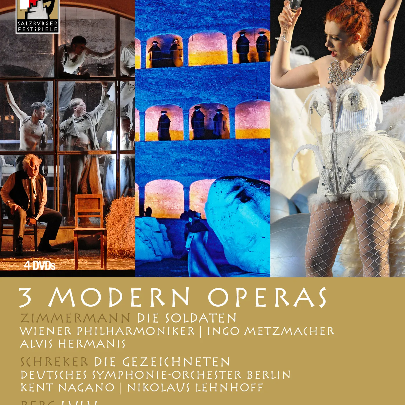 Wiener Philharmoniker SALZBURG FESTIVAL 3 MODERN OPERAS DVD