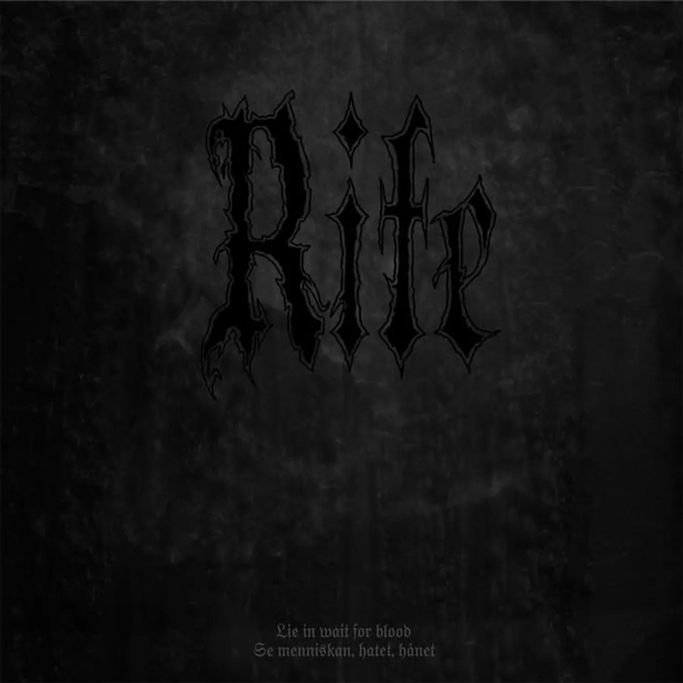 Rite LIE IN WAIT FOR BLOOD / SE MENNISKAN Vinyl Record