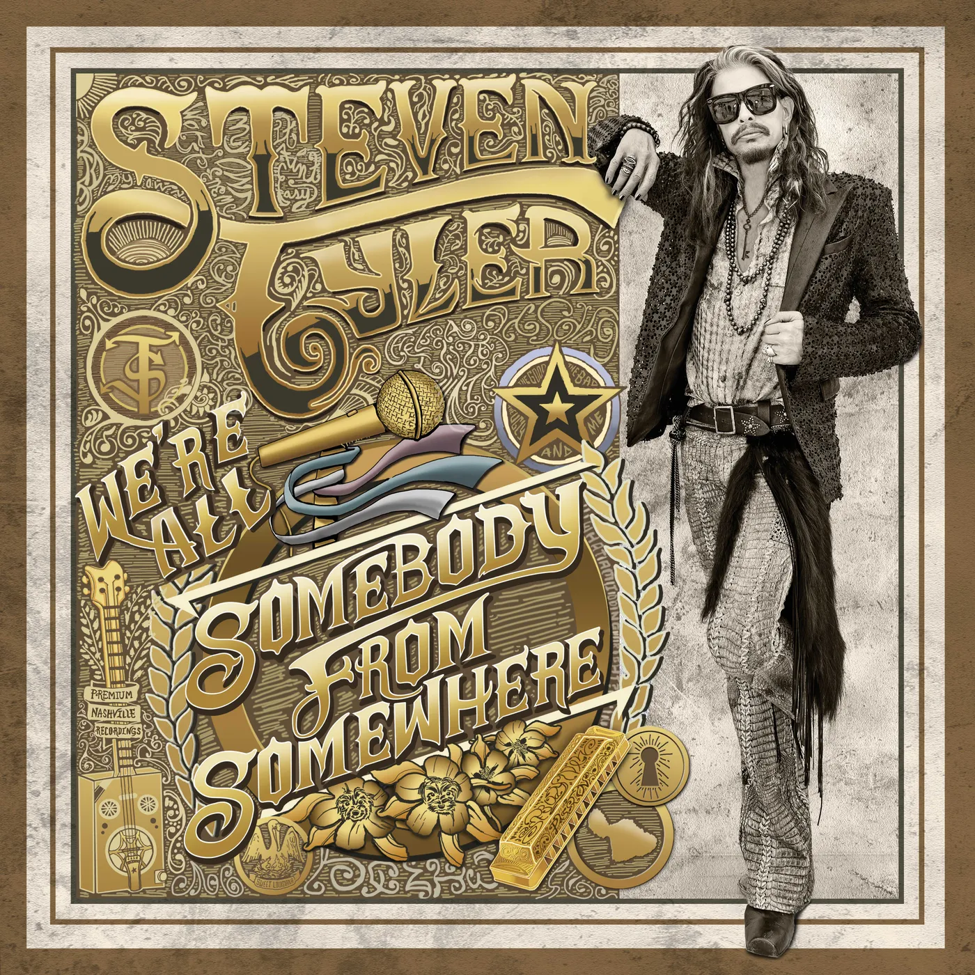 Steven Tyler WE'RE ALL SOMEBODY FROM SOMEWHERE CD