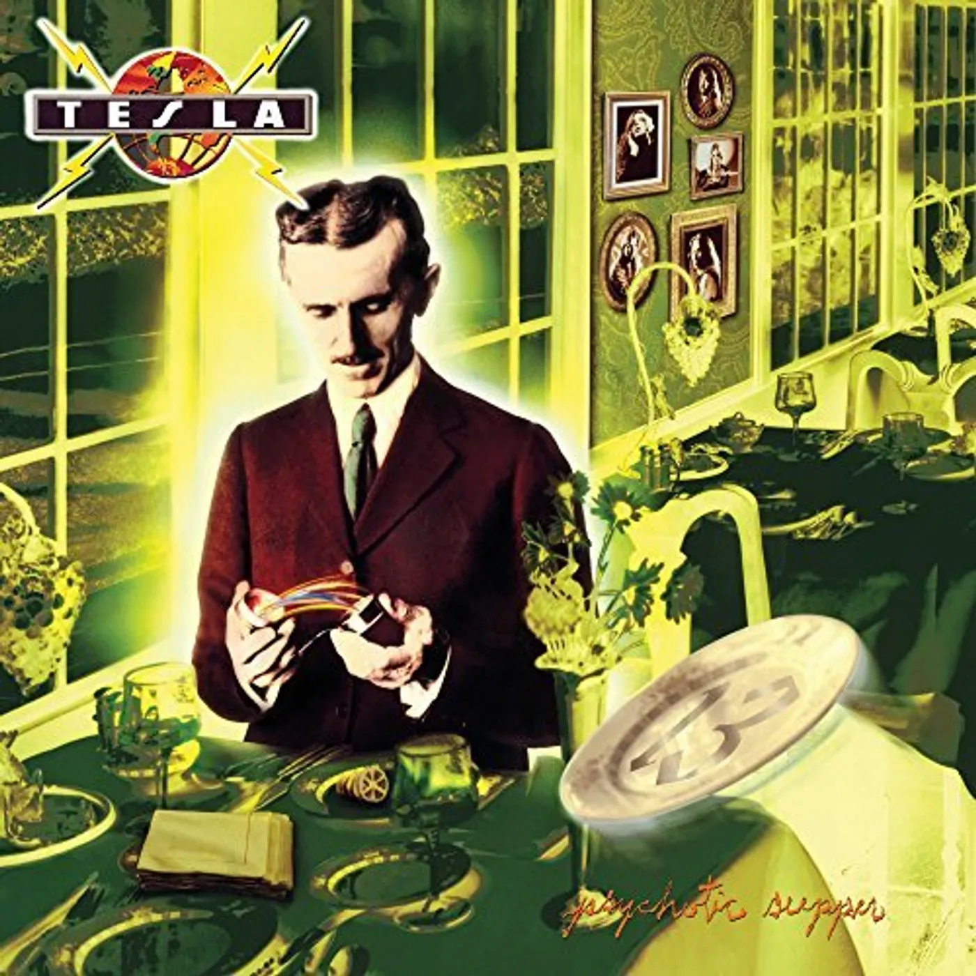 Tesla Psychotic Supper Vinyl Record
