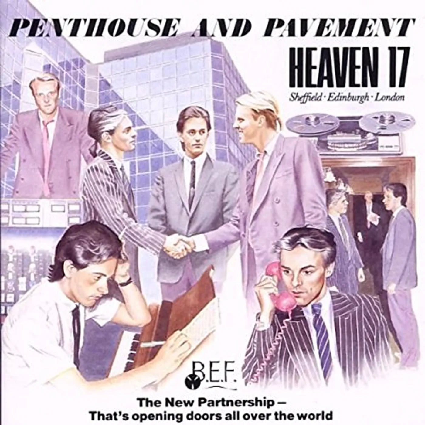 Heaven 17 Penthouse And Pavement Vinyl Record