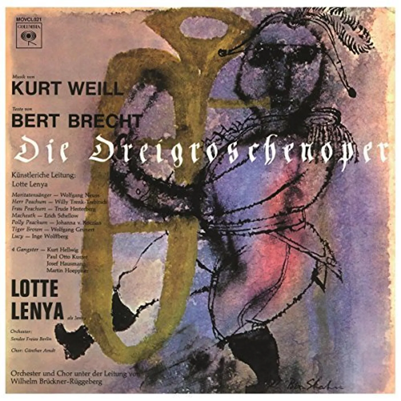 WEILL: DIE DREIGROSCHENOPER Vinyl Record