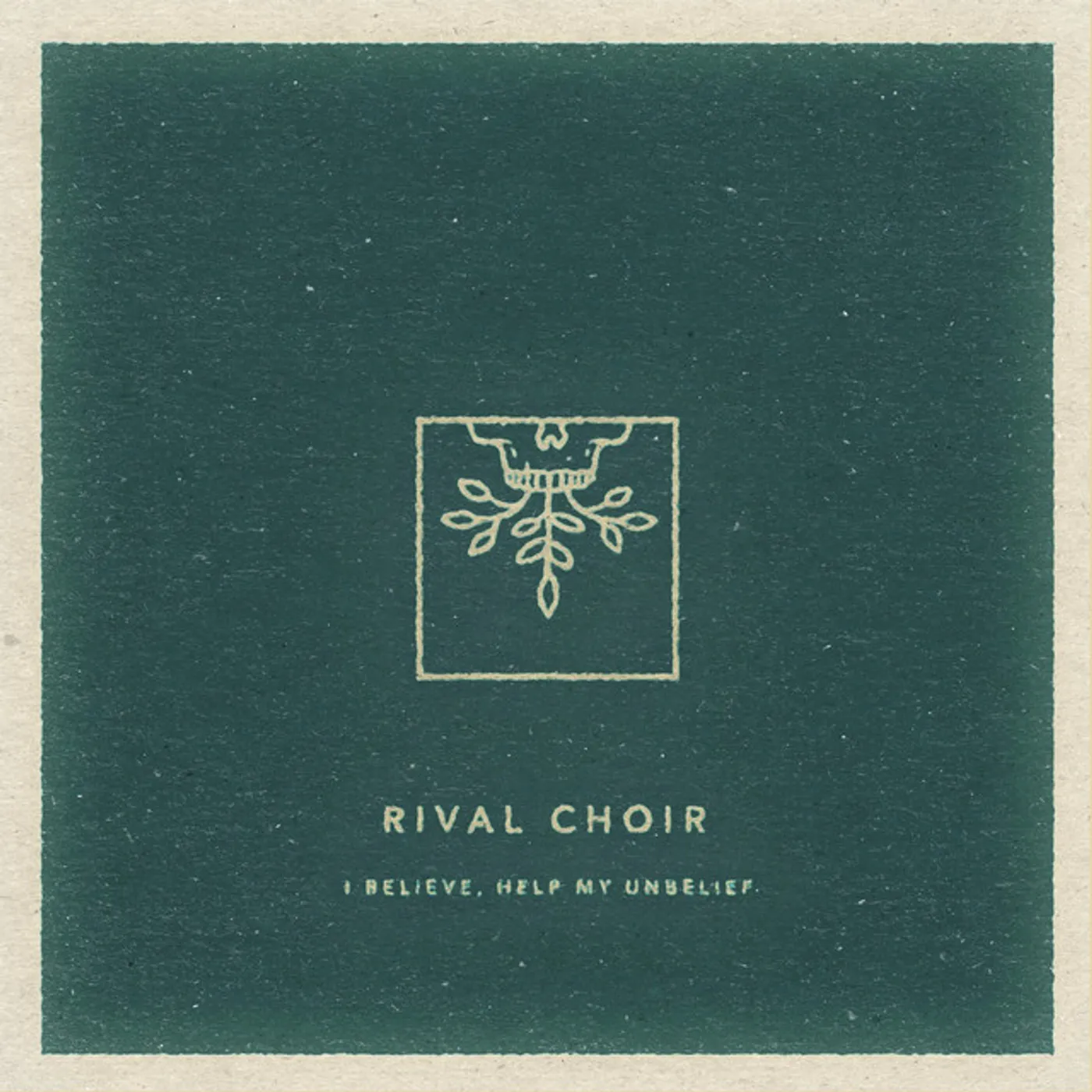 Rival Choir I BELIEVE HELP MY UNBELIEF Vinyl Record - Clear Vinyl, Gold Vinyl