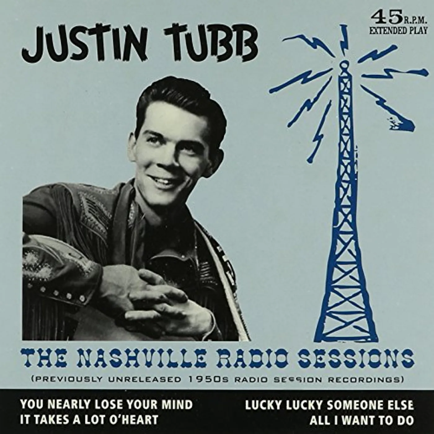 Justin Tubb NASHVILLE RADIO SESSIONS Vinyl Record