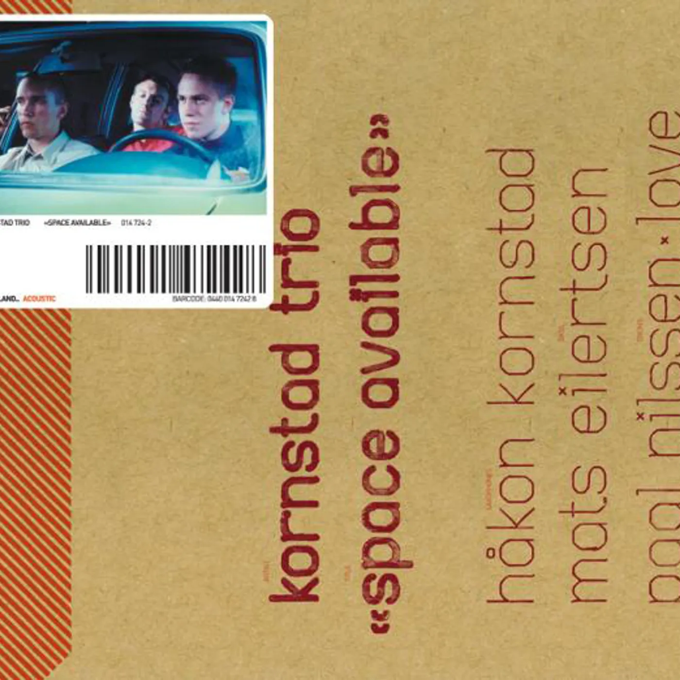 Kornstad Trio SPACE AVAILABLE CD