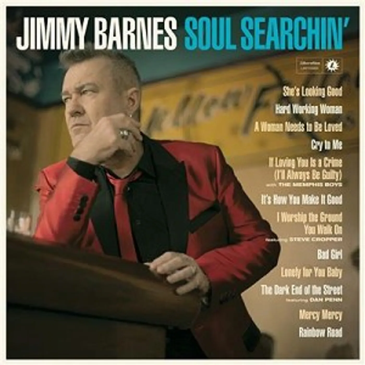 Jimmy Barnes SOUL SEARCHIN Vinyl Record - Australia Release