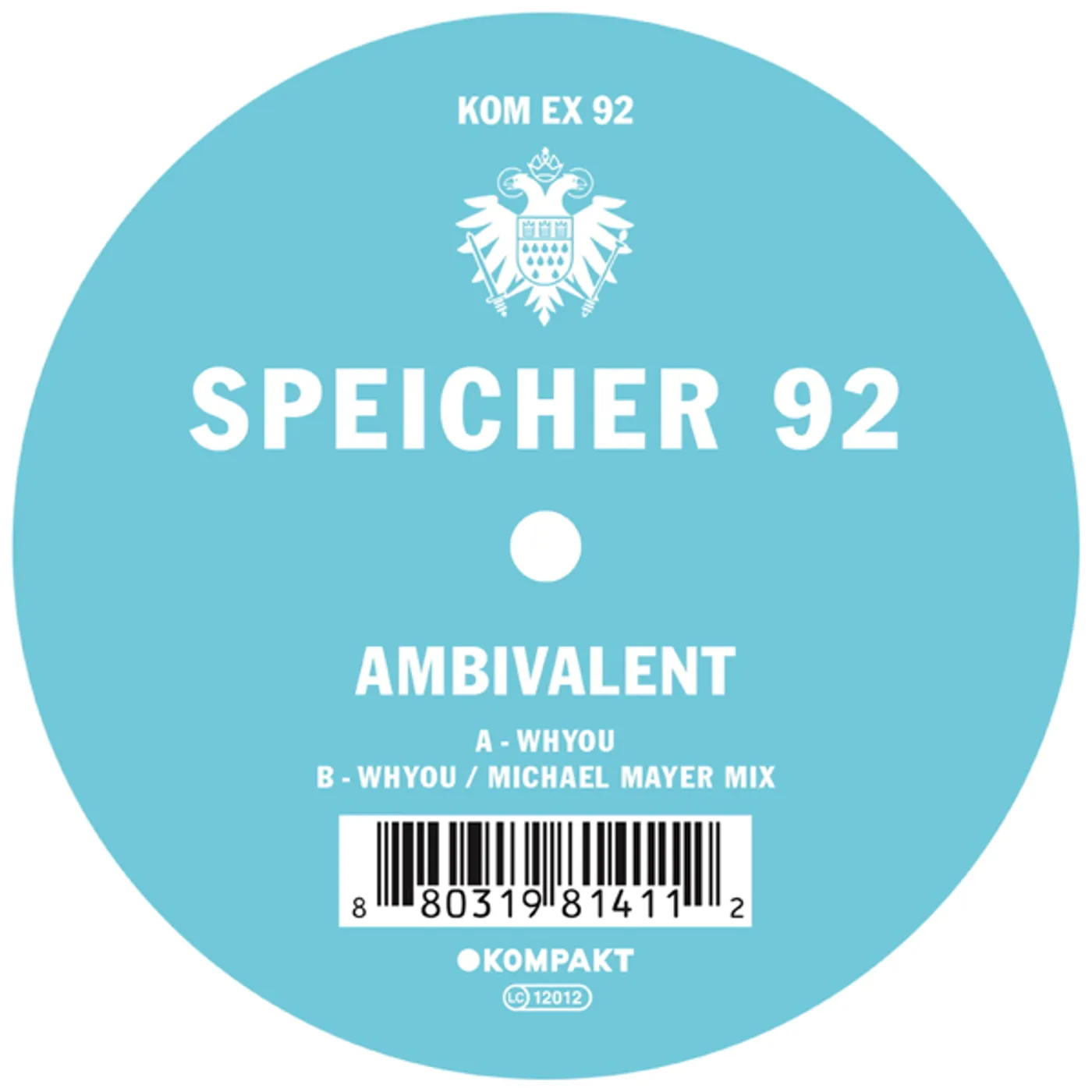 Ambivalent Speicher 92 Vinyl Record