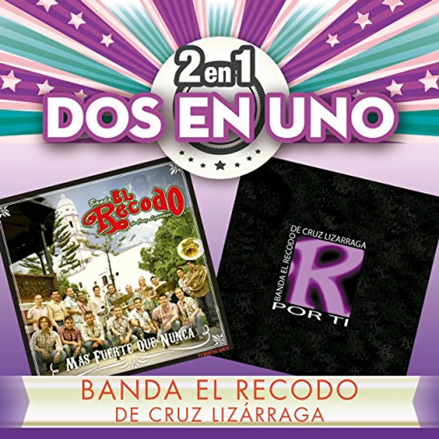 Banda Sinaloense El Recodo De Cruz Lizarraga 2EN1 CD