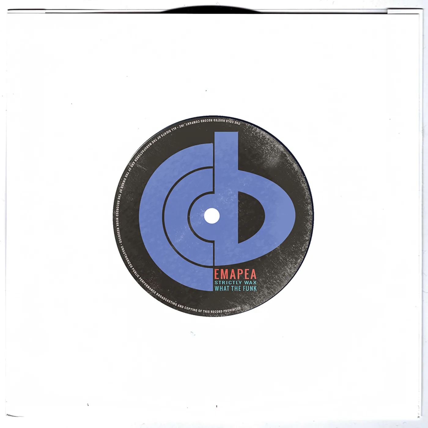 Emapea Strictly Wax / What The Funk Vinyl Record