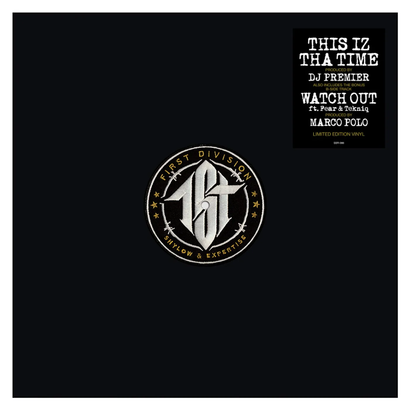 First Division THIS IZ THA TIME (PRODUCED BY DJ PREMIER) Vinyl Record