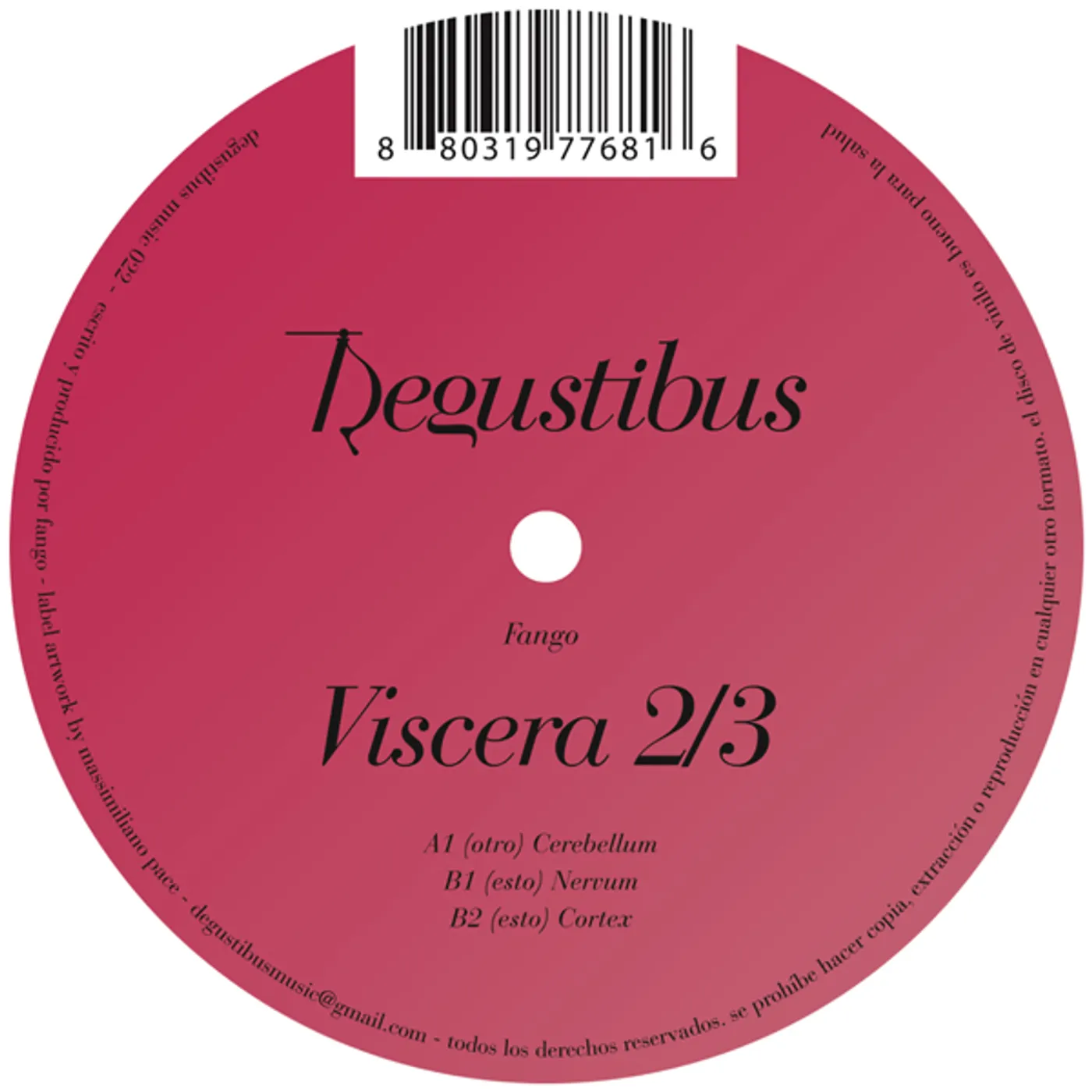 Fango Viscera 2/3 Vinyl Record