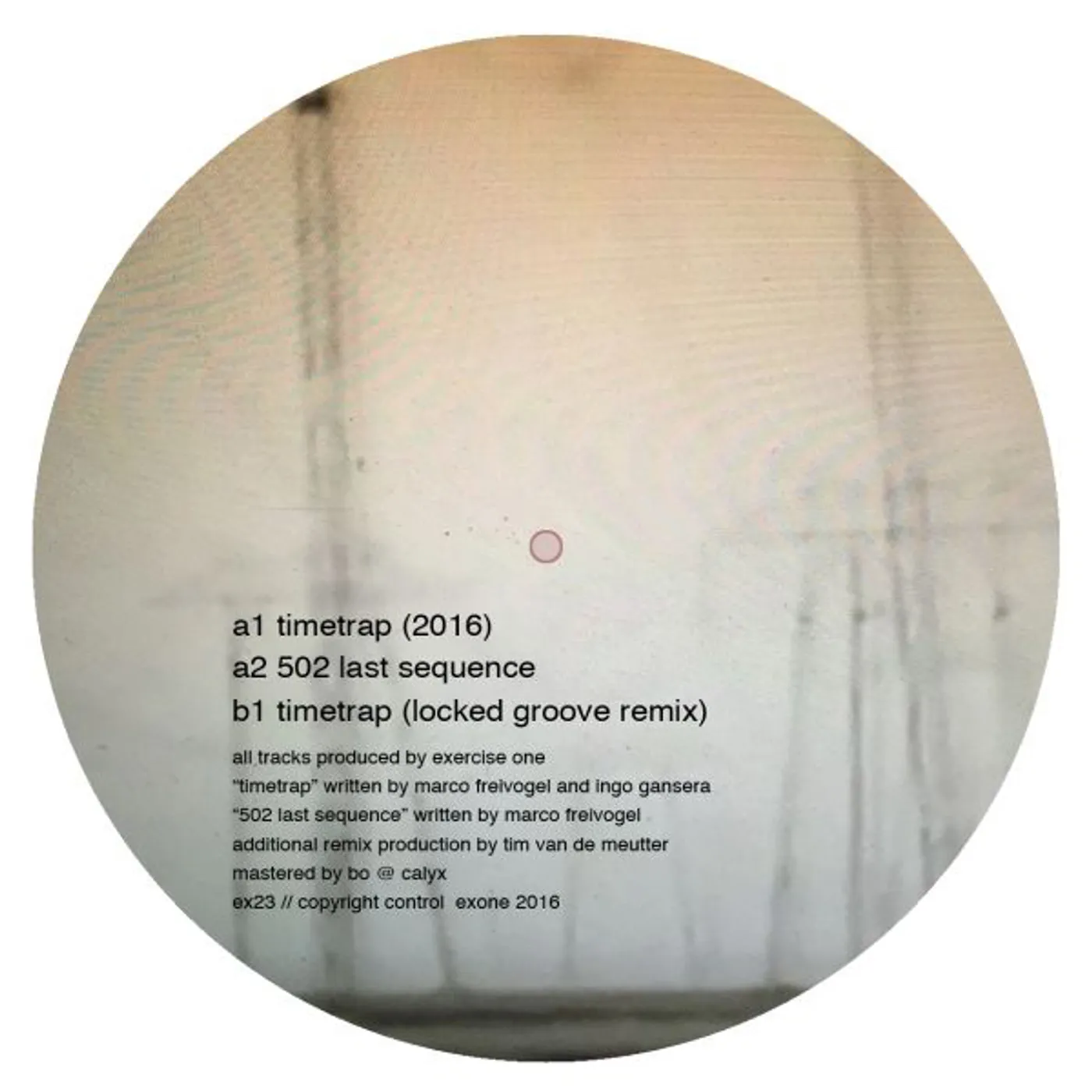 Exercise One Timetrap Vinyl Record