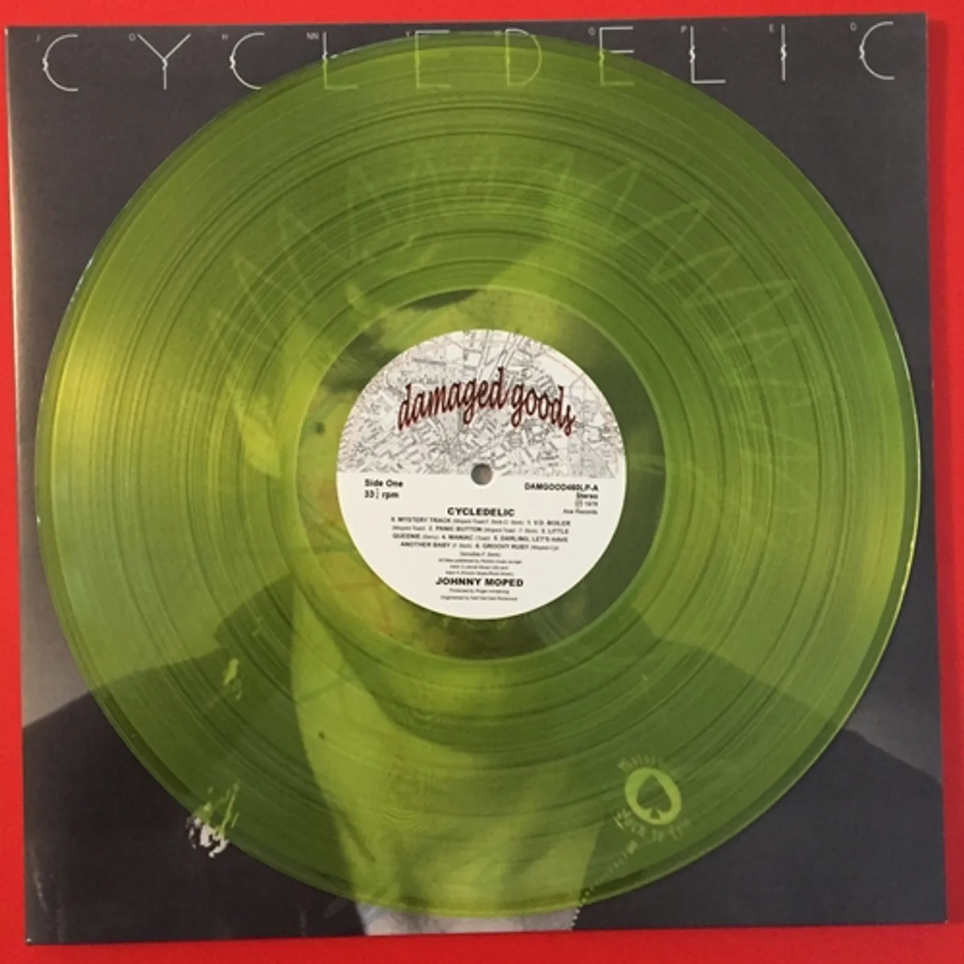 Johnny Moped CYCLEDELIC Vinyl Record - UK Release