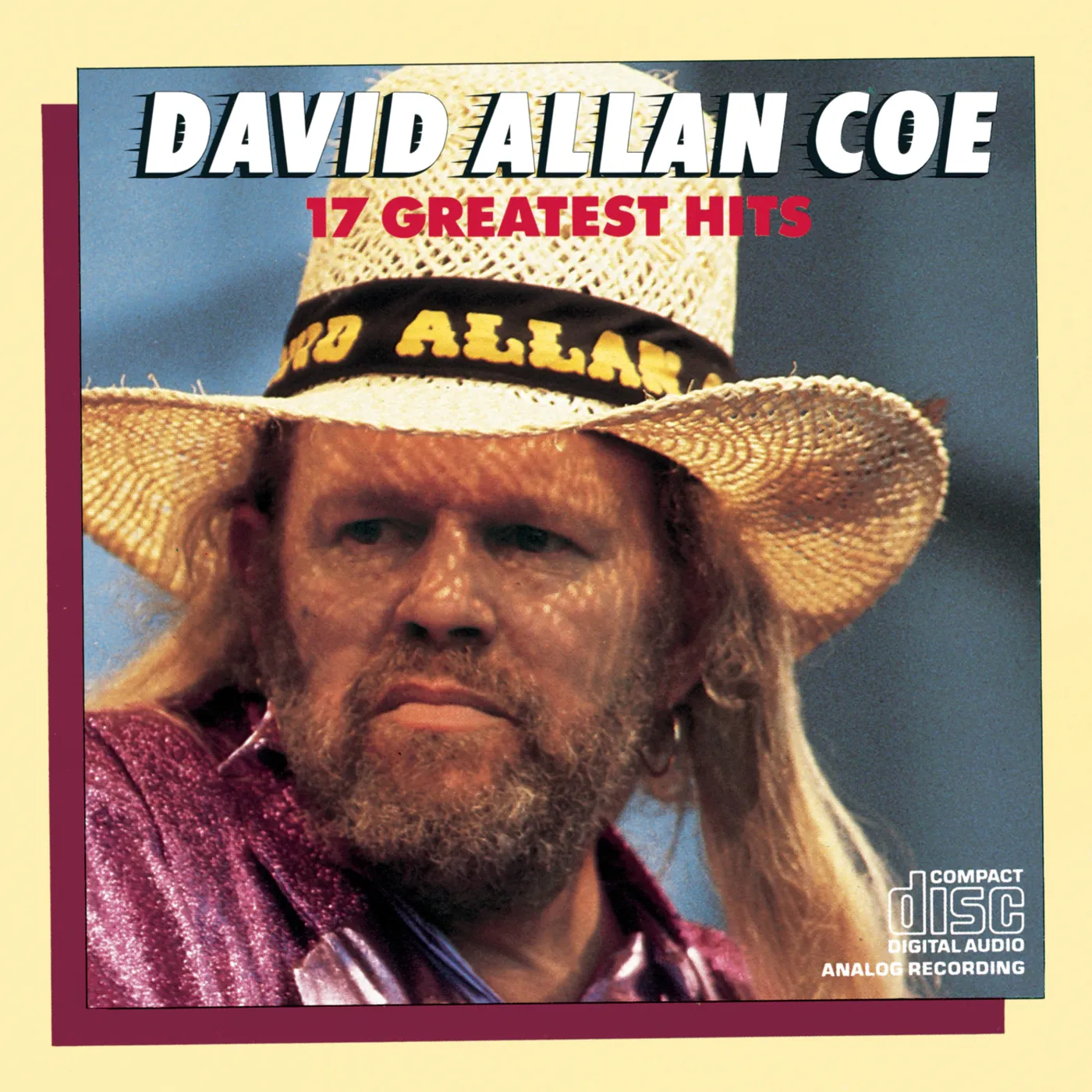 David Allan Coe 17 GREATEST HITS CD