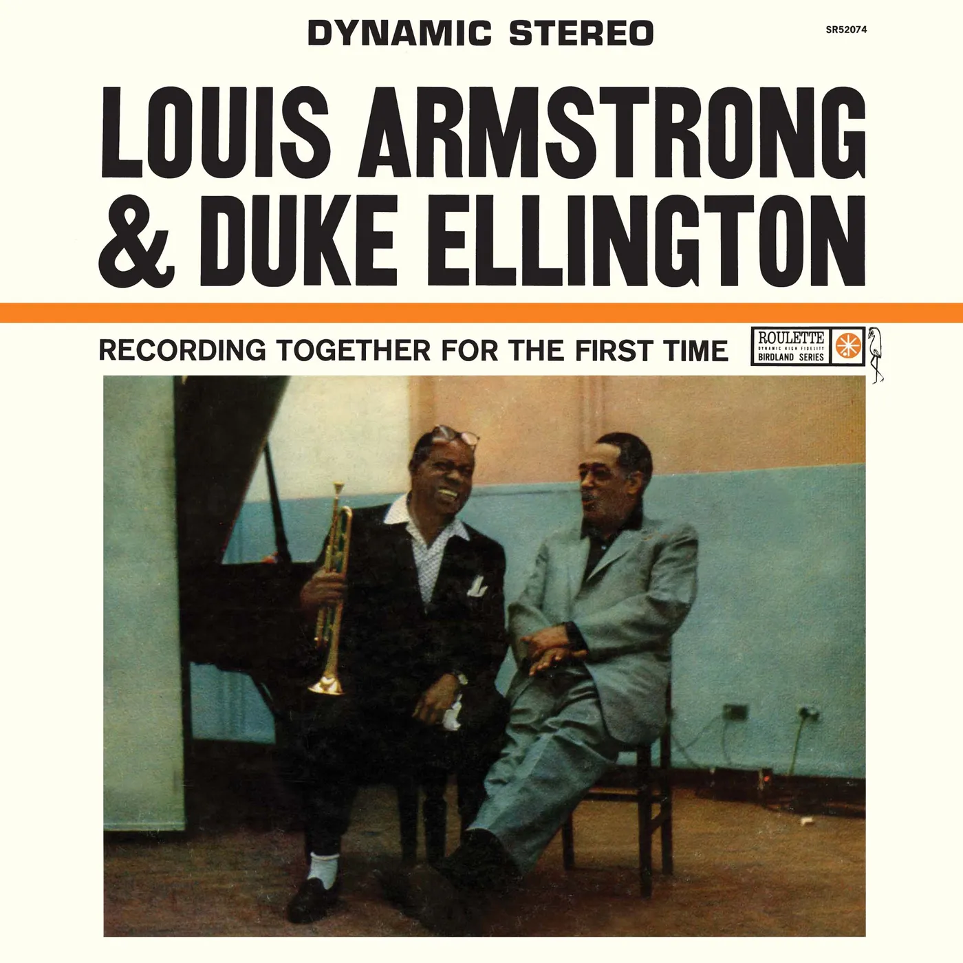 Louis Armstrong & Duke Ellington TOGETHER FOR THE FIRST TIME Vinyl Record