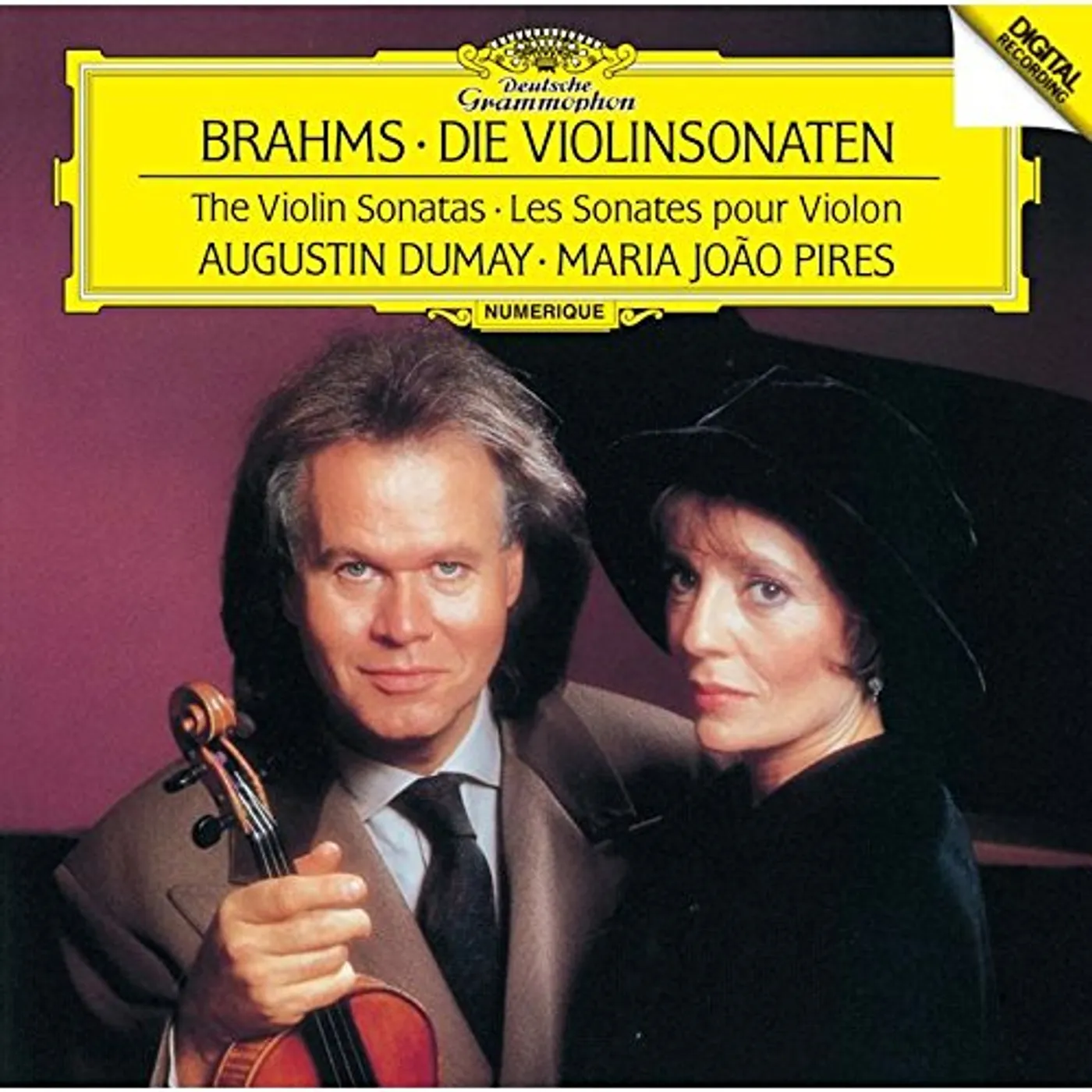Augustin Dumay BRAHMS: VIOLIN SONATAS CD