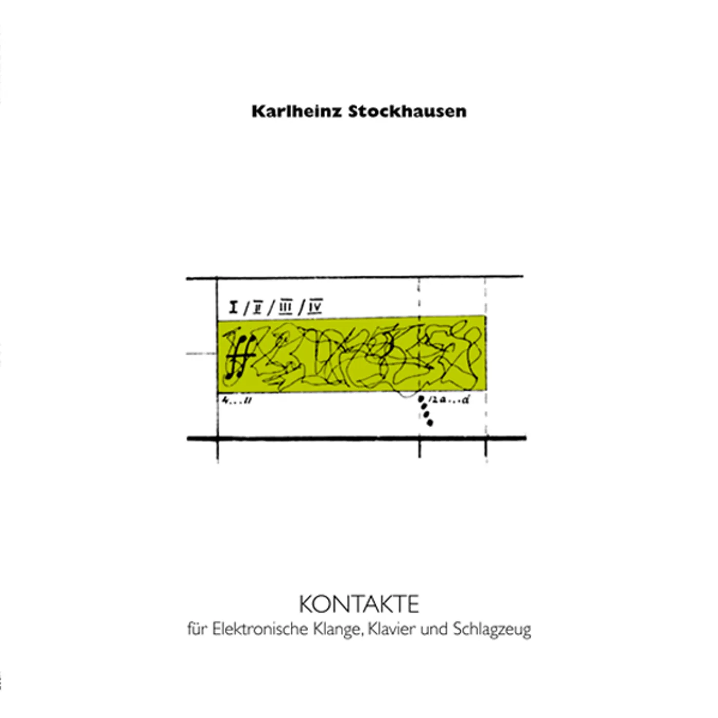 Karlheinz Stockhausen Kontakte Vinyl Record