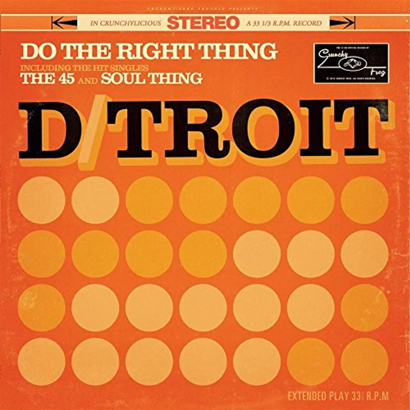D/troit Do the Right Thing Vinyl Record