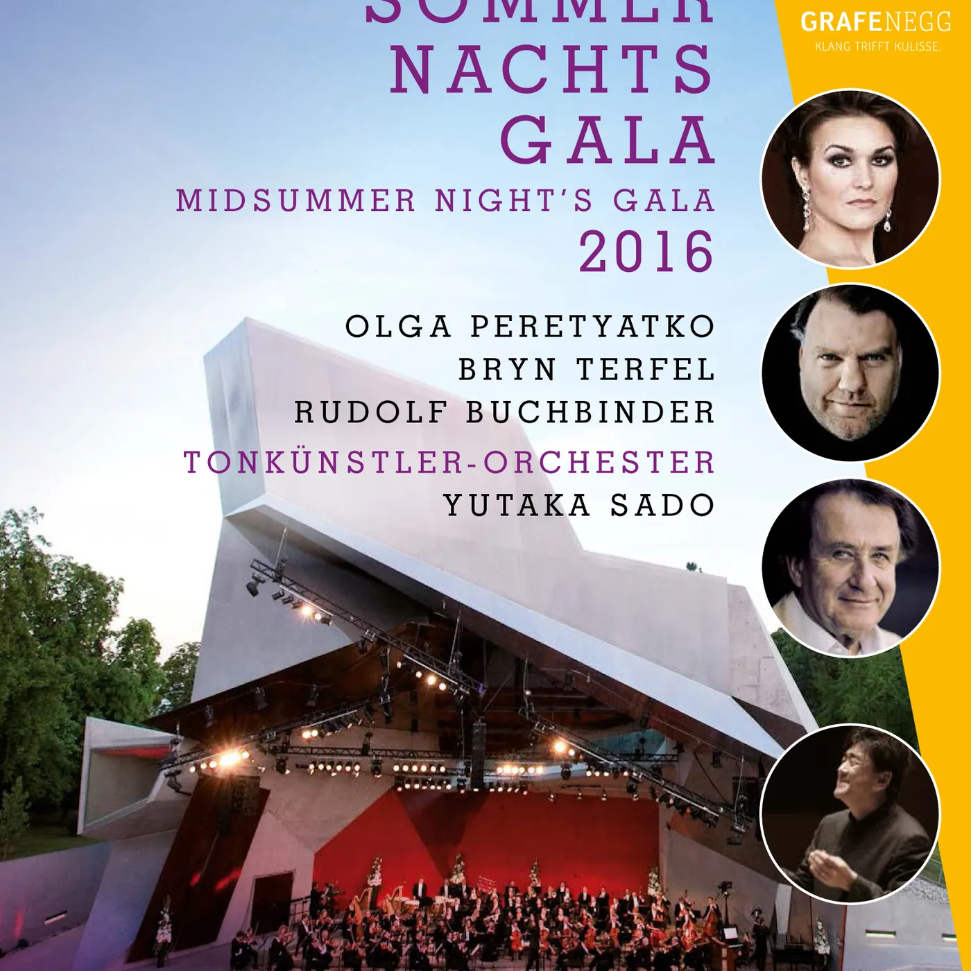 Bryn Terfel MIDSUMMER NIGHT GALA 2016 FROM GRAFENEGG DVD