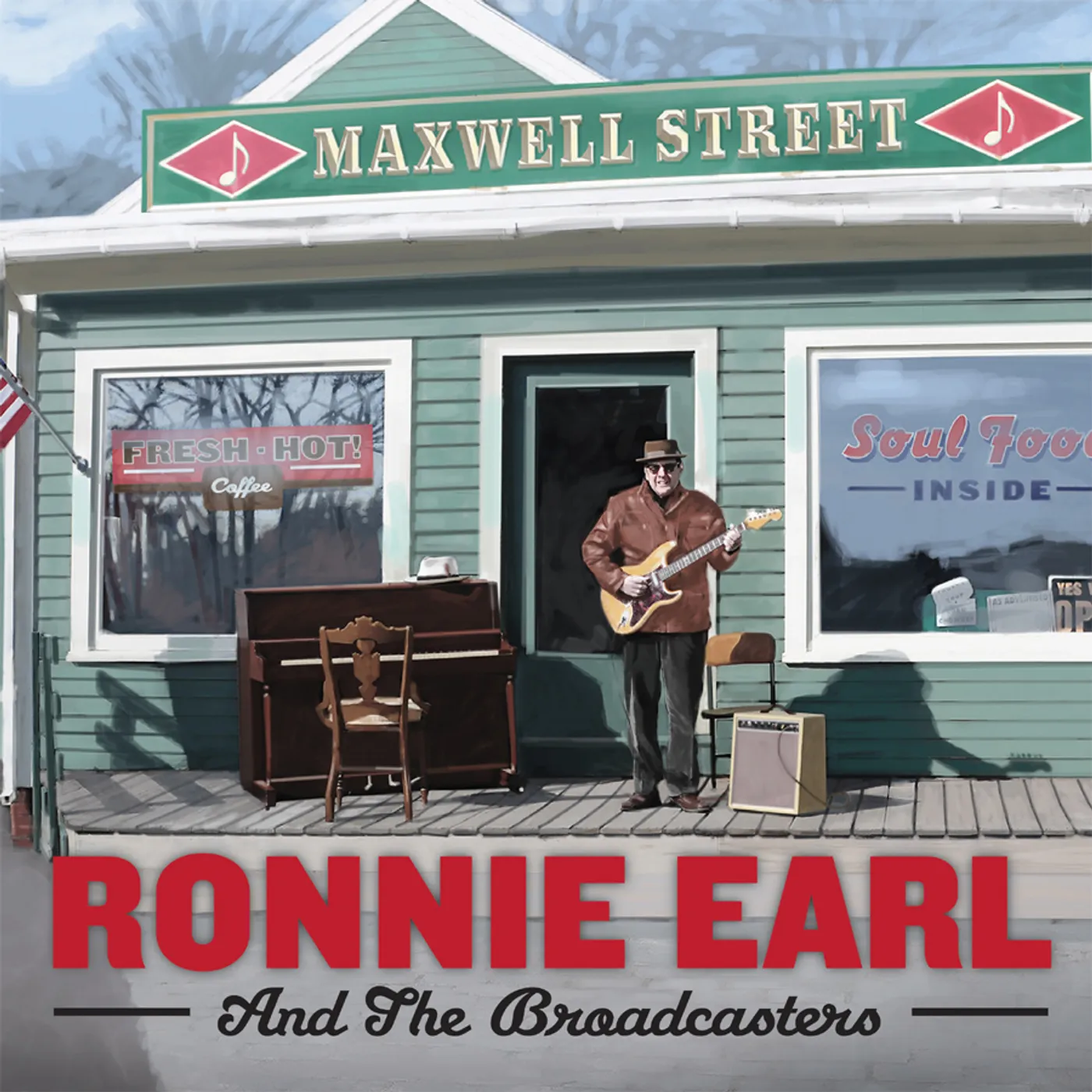 Ronnie Earl & The Broadcasters MAXWELL STREET CD