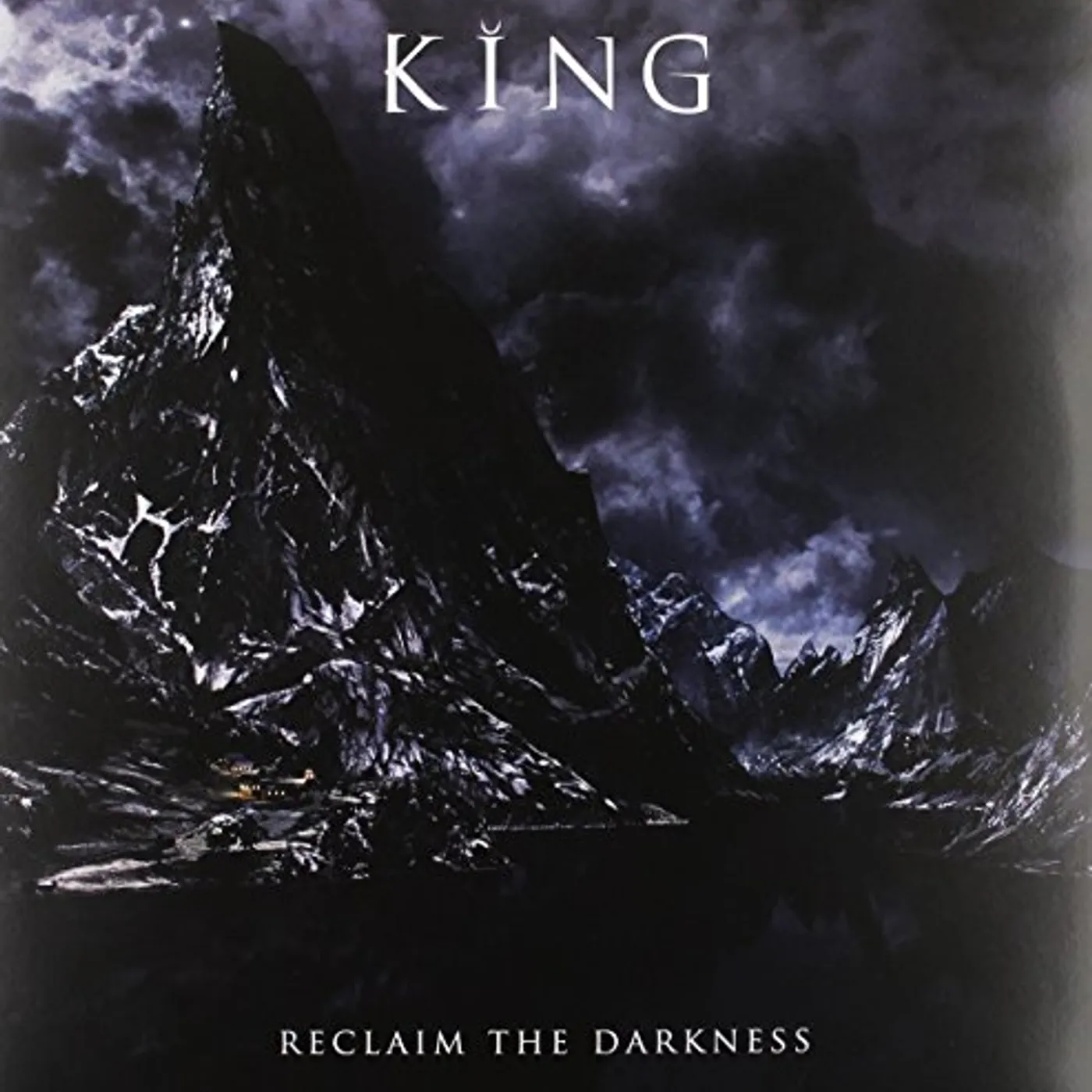 King RECLAIM THE DARKNESS (CLEAR BLUE VINYL) Vinyl Record