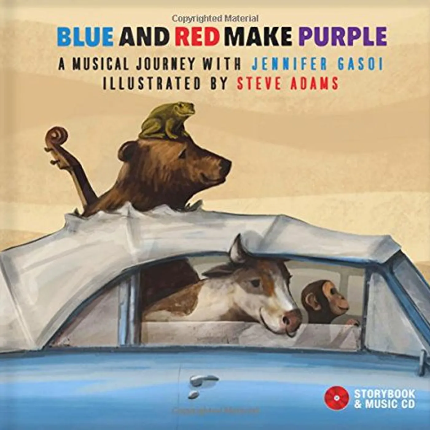 Jennifer Gasoi BLUE & RED MAKE PURPLE CD