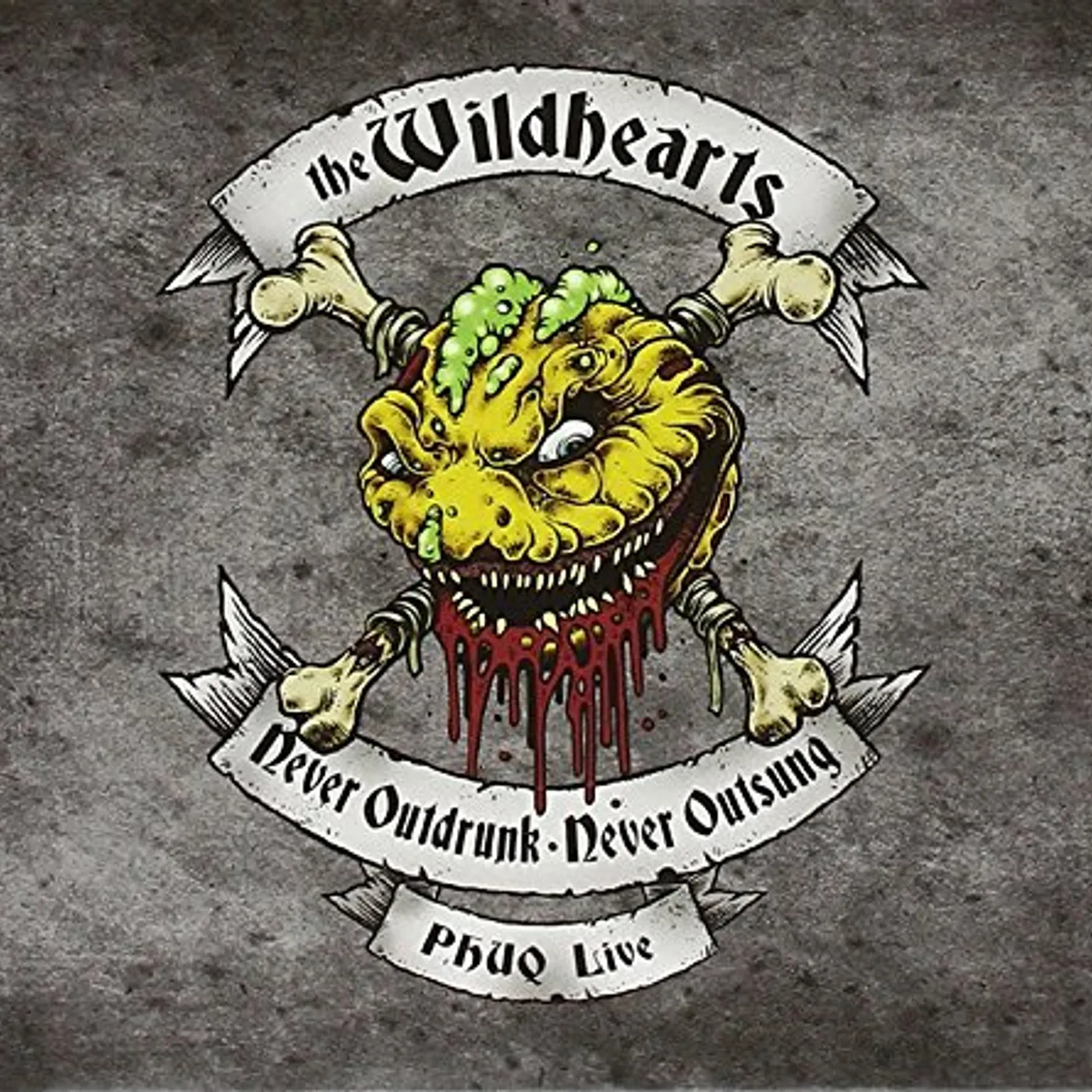 The Wildhearts NEVER OUTDRUNK NEVER OUTSUNG: PHUQ LIVE CD