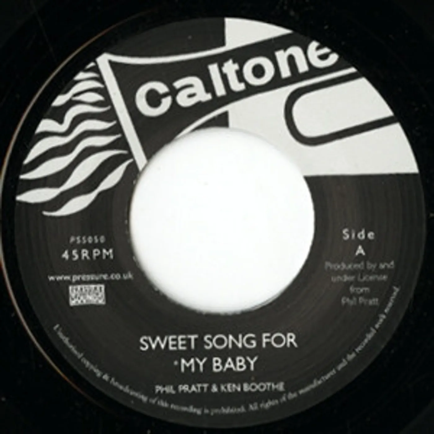 Phil Pratt & Ken Boothe SWEET SONG FOR MY BABY / WHAT KIND OF MAN Vinyl Record