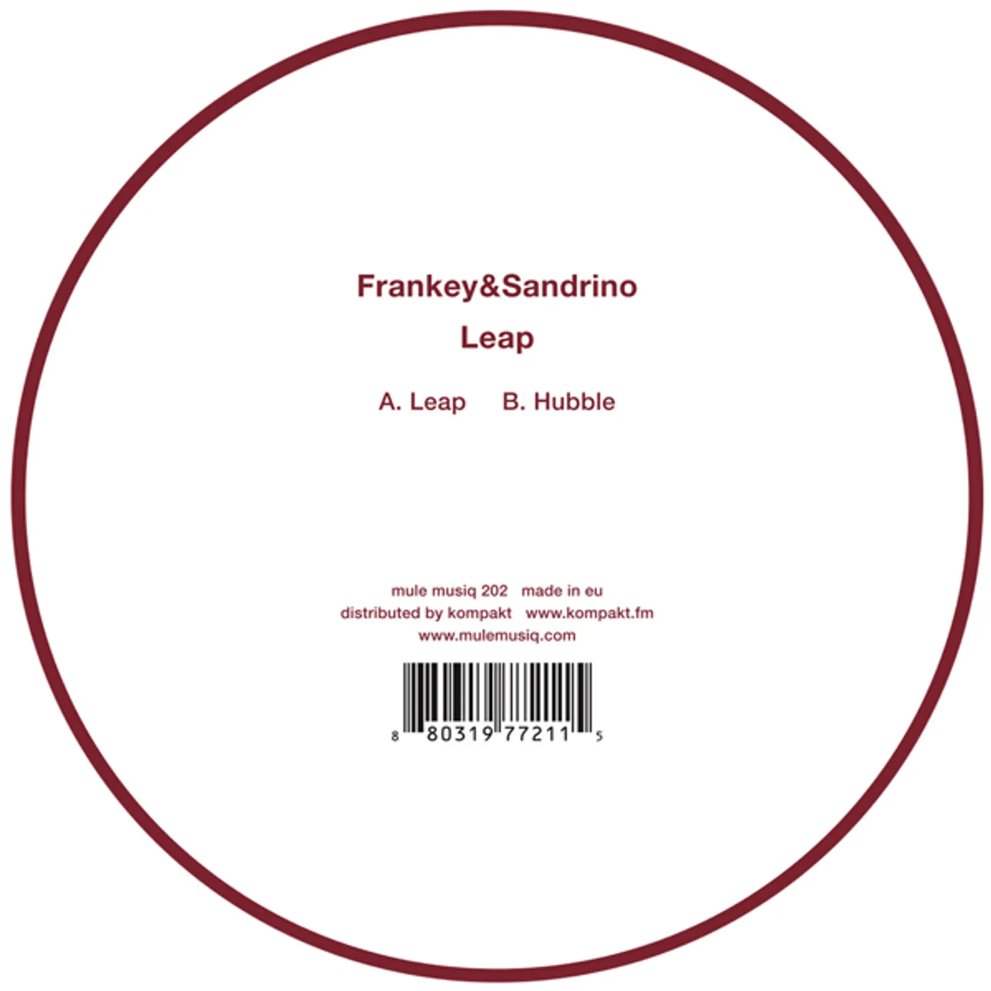 Frankey & Sandrino Leap Vinyl Record