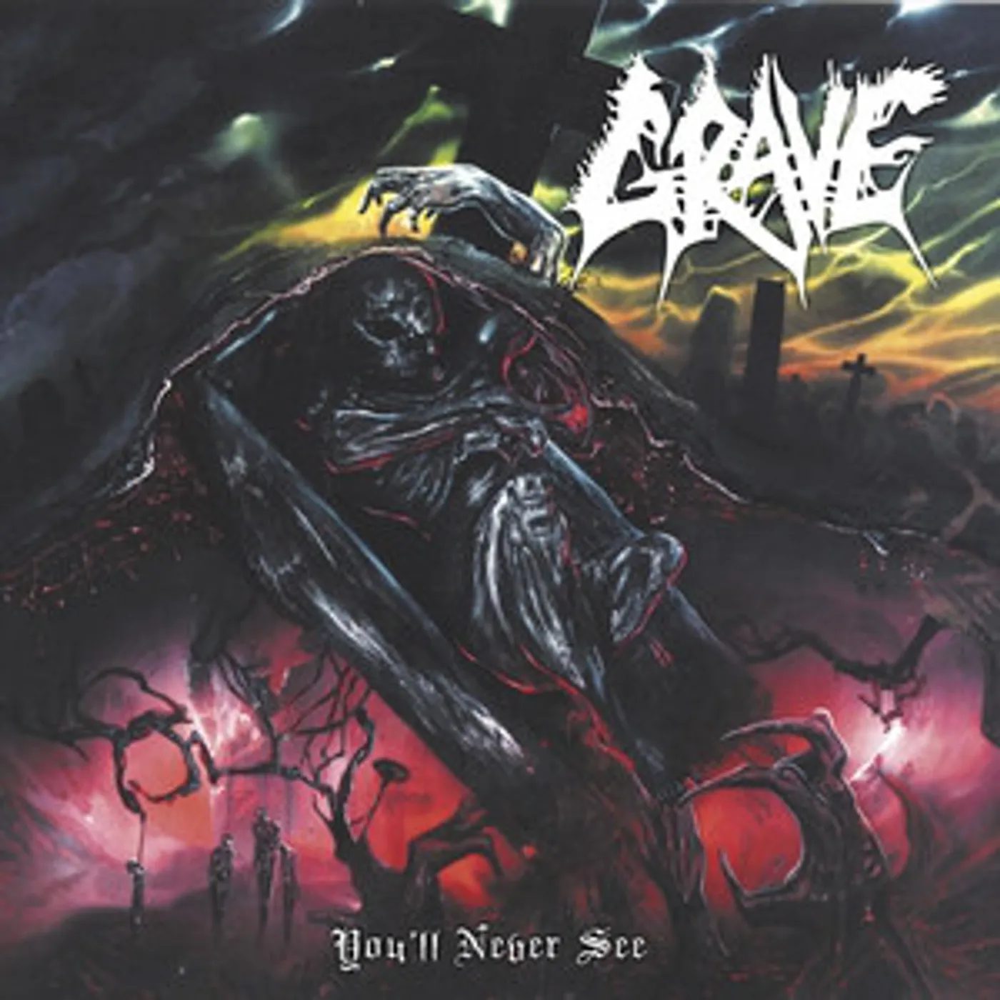 Grave YOU'LL NEVER SEE Vinyl Record