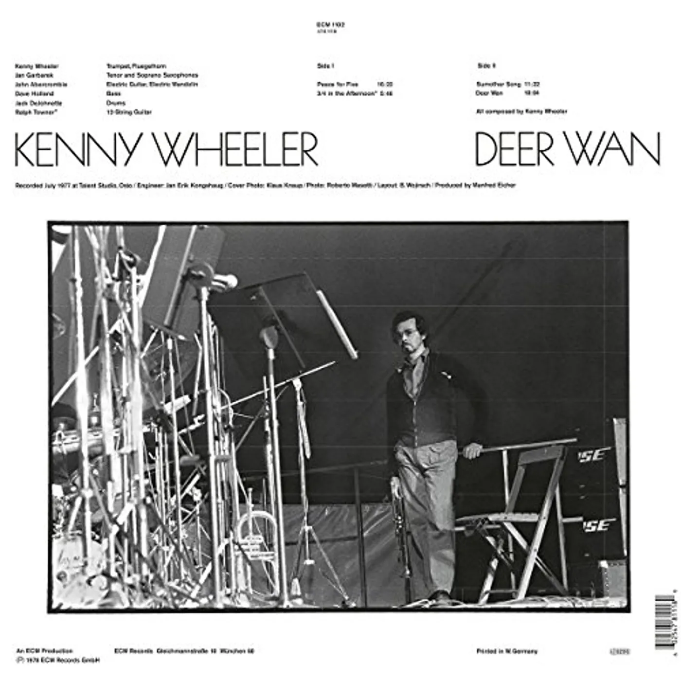 Kenny Wheeler Deer Wan Vinyl Record
