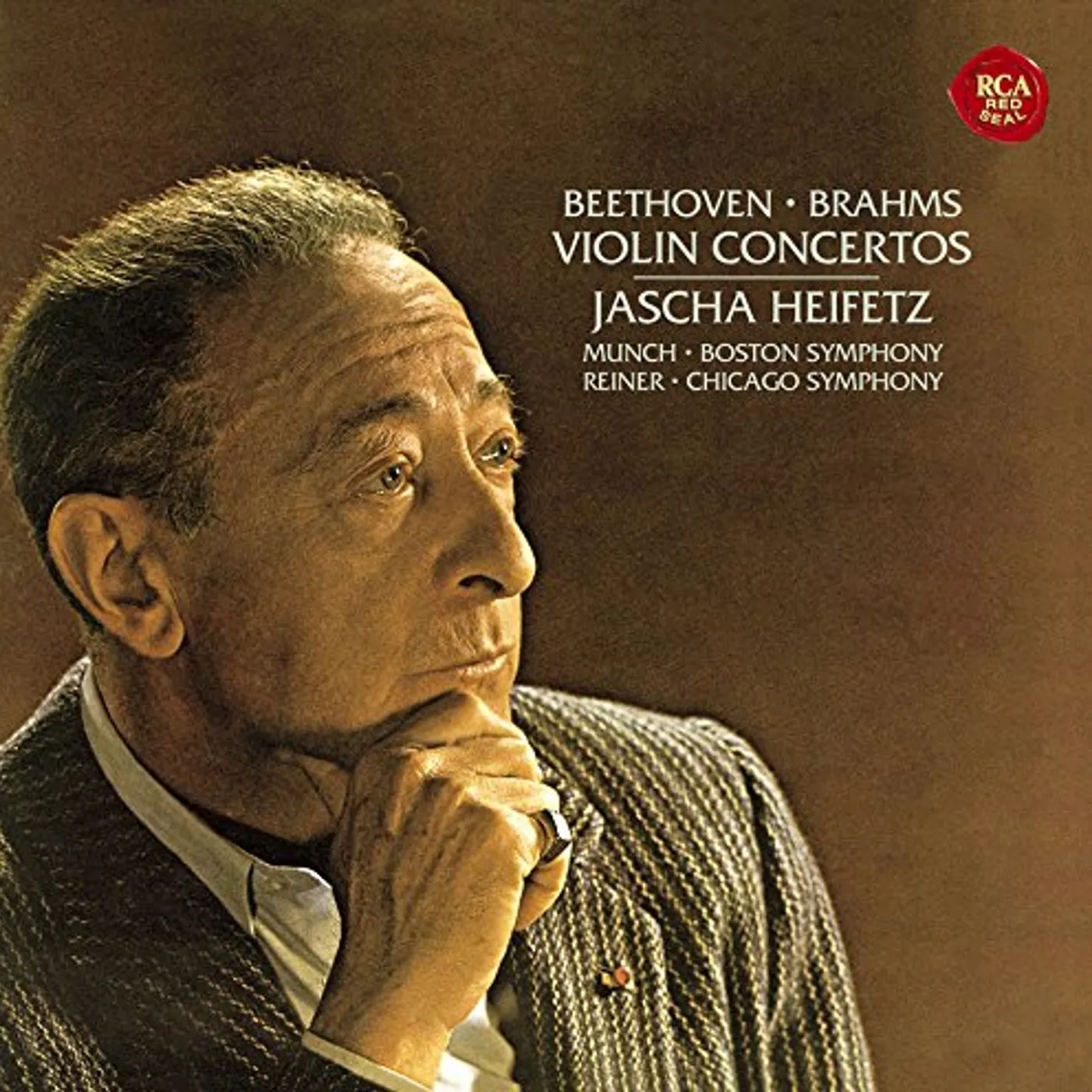Jascha Heifetz BEETHOVEN & BRAHMS: VIOLIN CONCERTOS CD