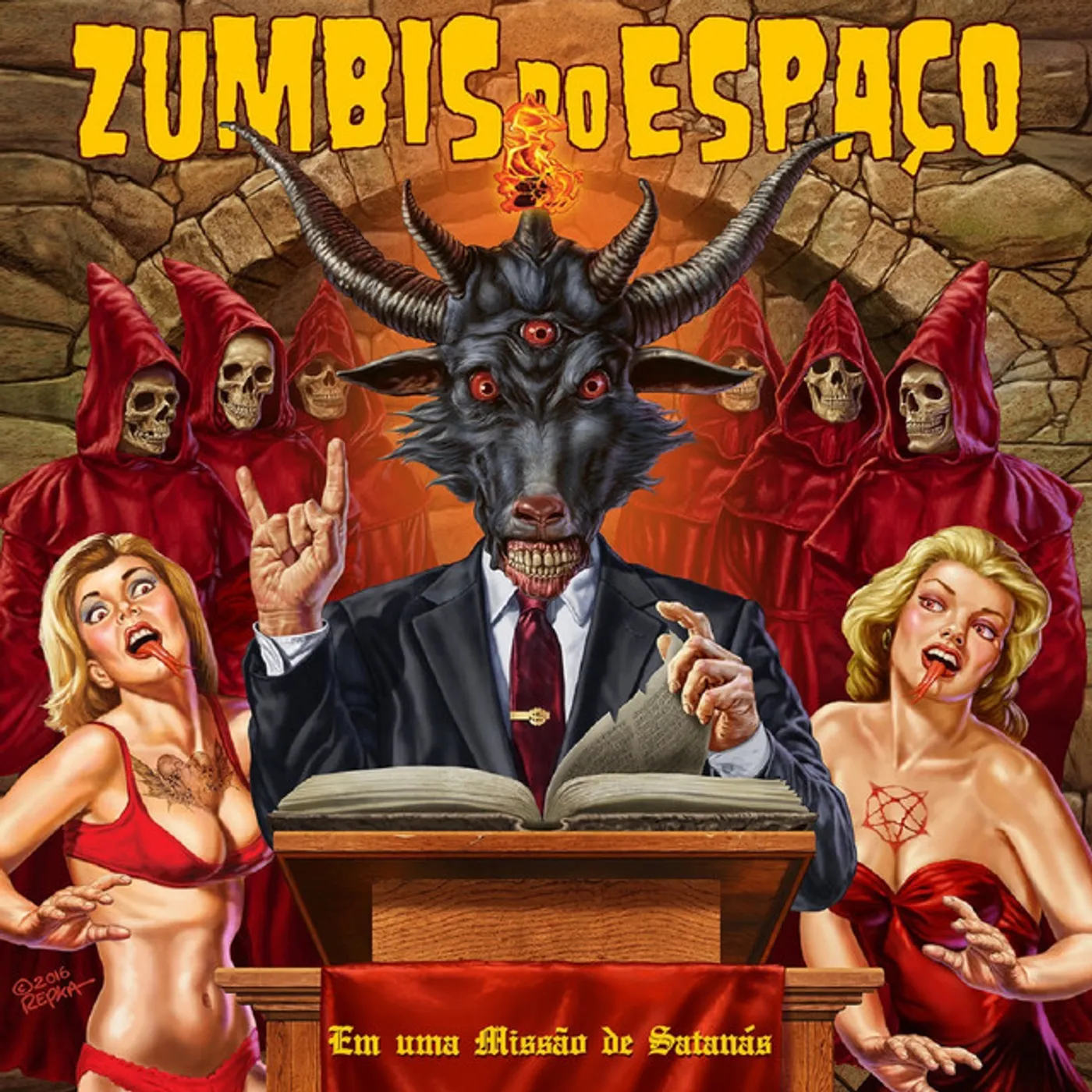 Zumbis Do Espaço EM UMA MISSAO DE SATANAS Vinyl Record