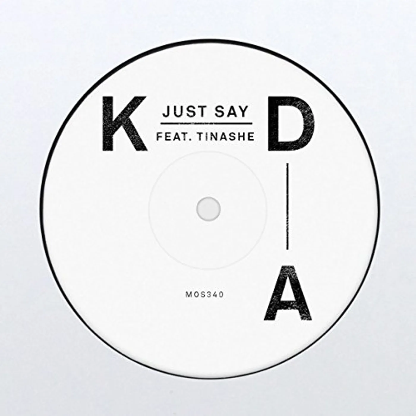 KDA FEAT. TINASHE JUST SAY Vinyl Record