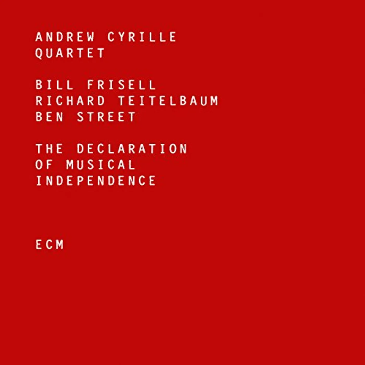 Andrew Cyrille DECLARATION OF MUSICAL INDEPENDENCE CD