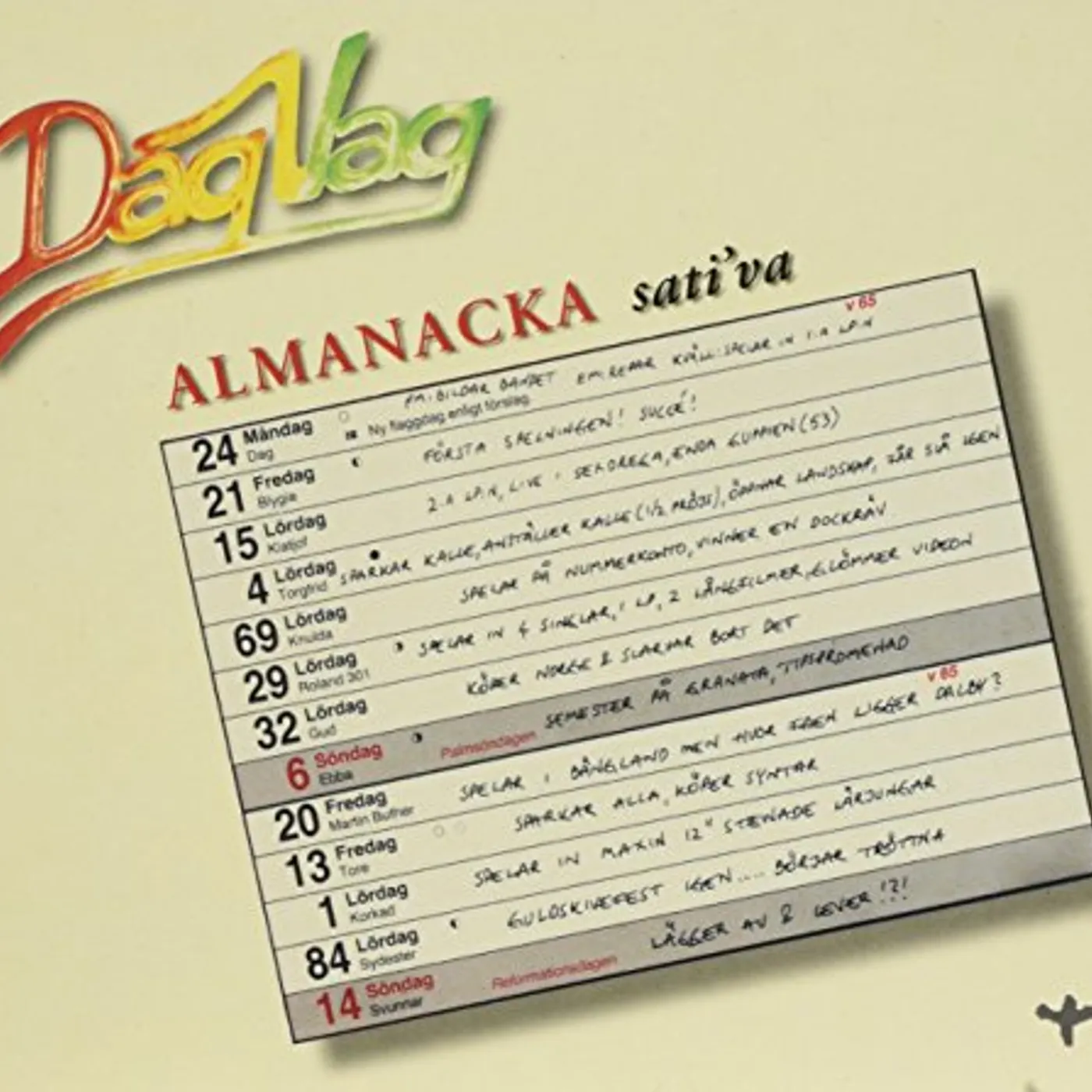 Dag Vag ALMANACKA CD