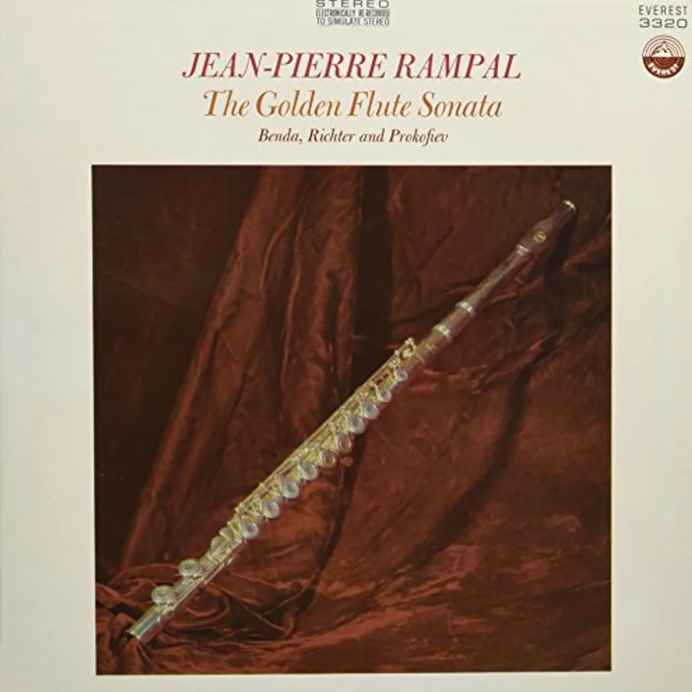 Jean-Pierre Rampal GOLDEN FLUTE SONATA Vinyl Record