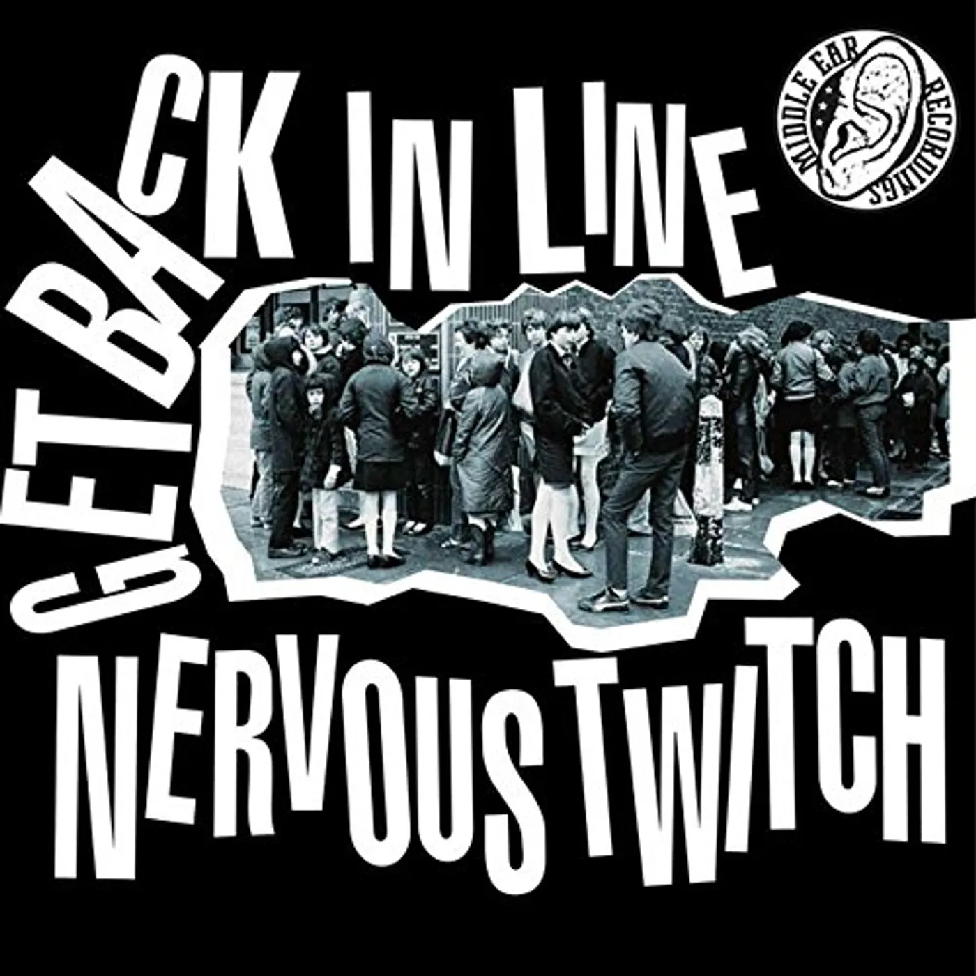 Nervous Twitch GET BACK IN LINE (OPAQUE RED) Vinyl Record