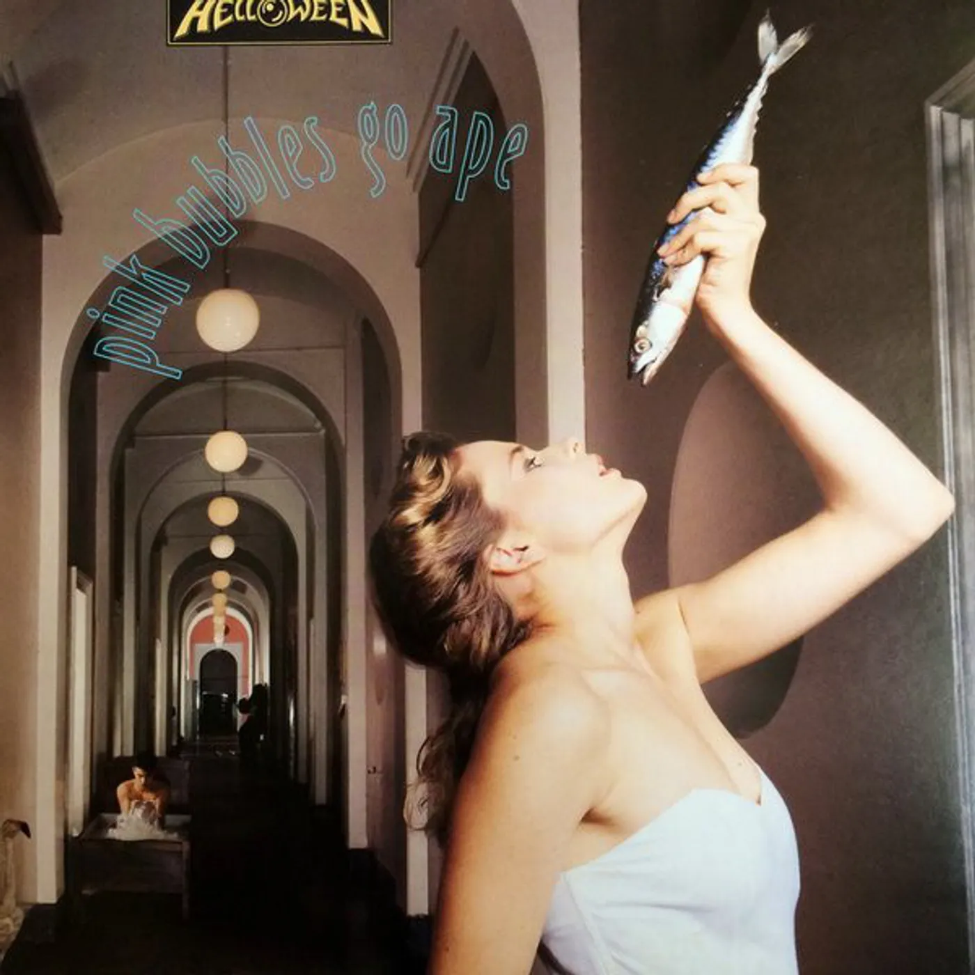 Helloween Pink Bubbles Go Ape Vinyl Record