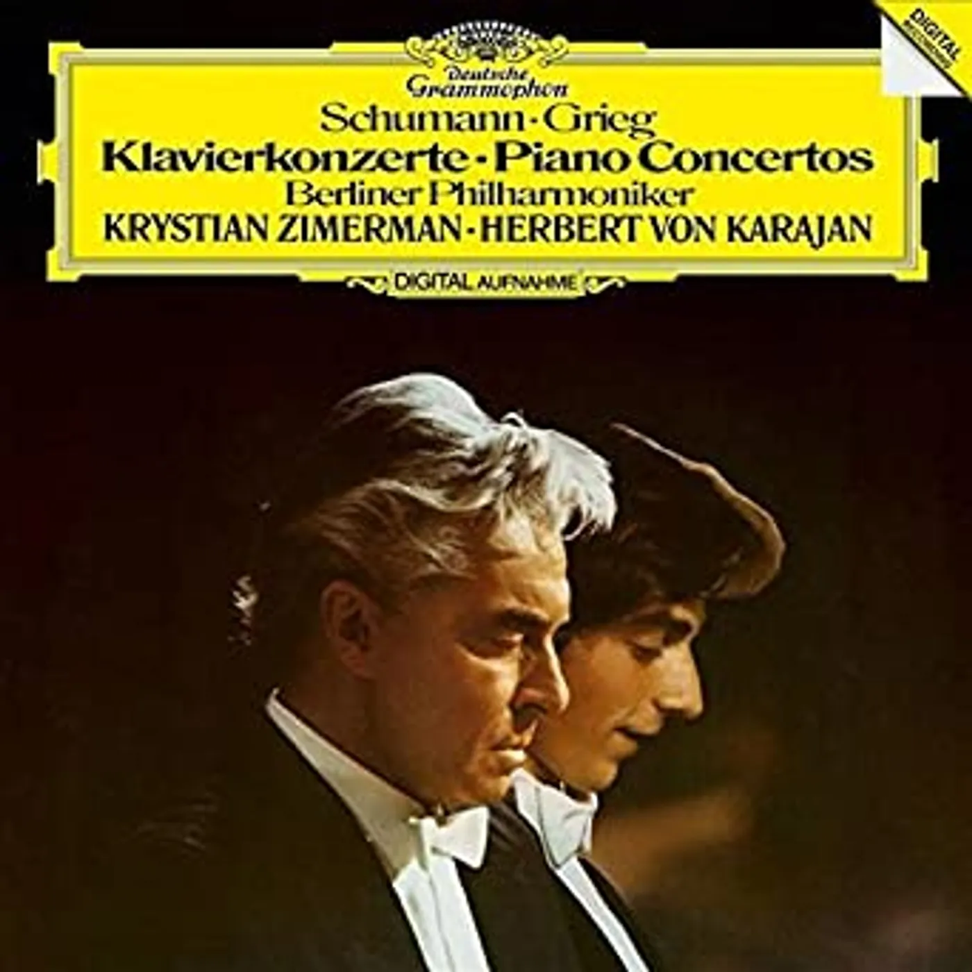 Krystian Zimerman GRIEG / SCHUMANN PIANO CONCERTOS Vinyl Record - Canada Release