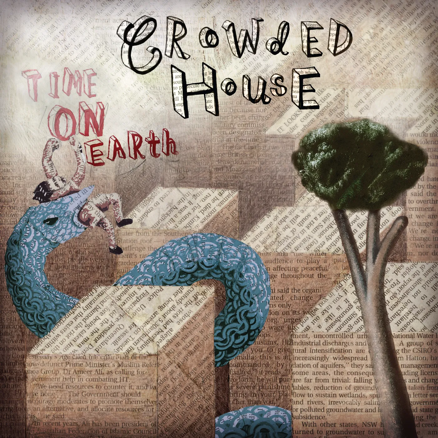 Crowded House Time On Earth Vinyl Record