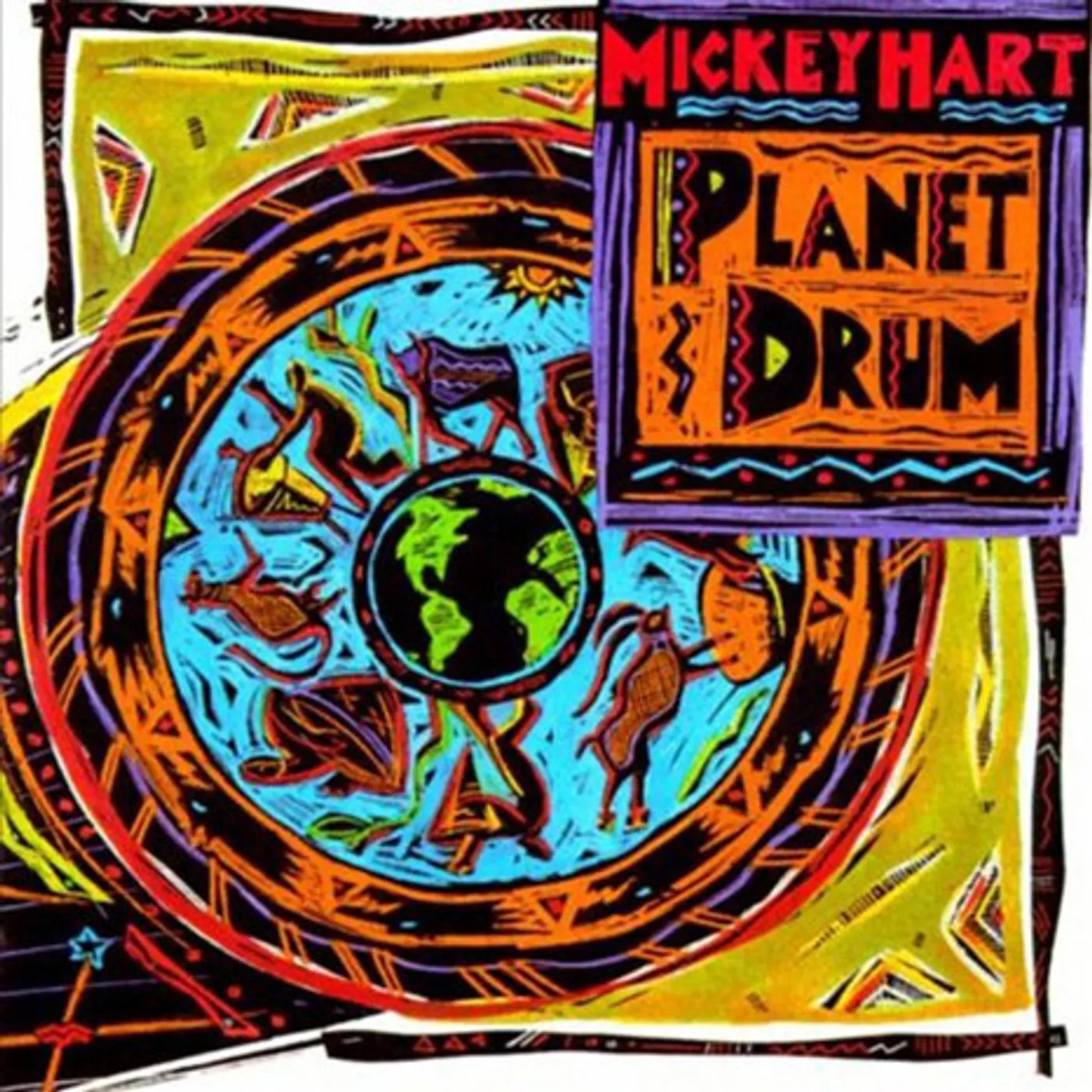 Mickey Hart Planet Drum Vinyl Record