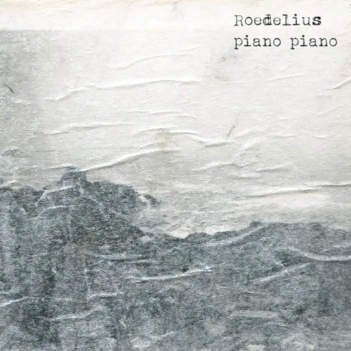 Roedelius Piano Piano Vinyl Record