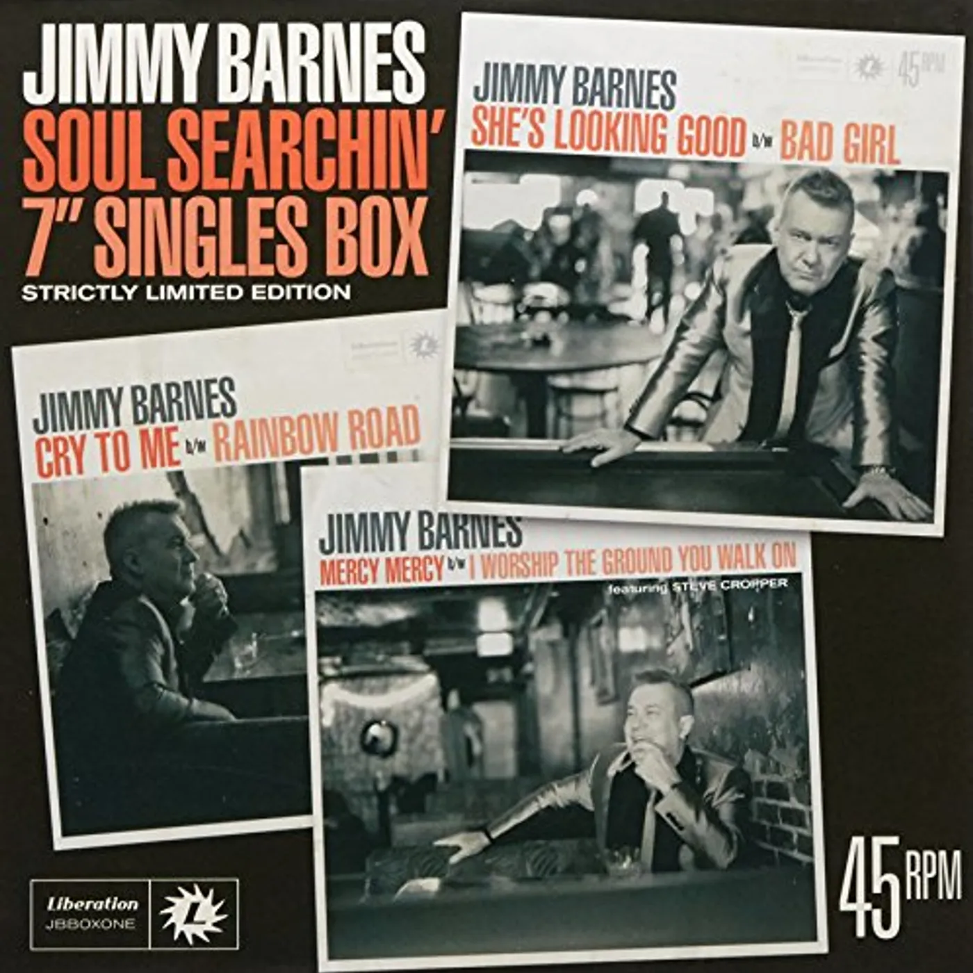 Jimmy Barnes SOUL SEARCHIN: 7IN SINGLES BOX Vinyl Record