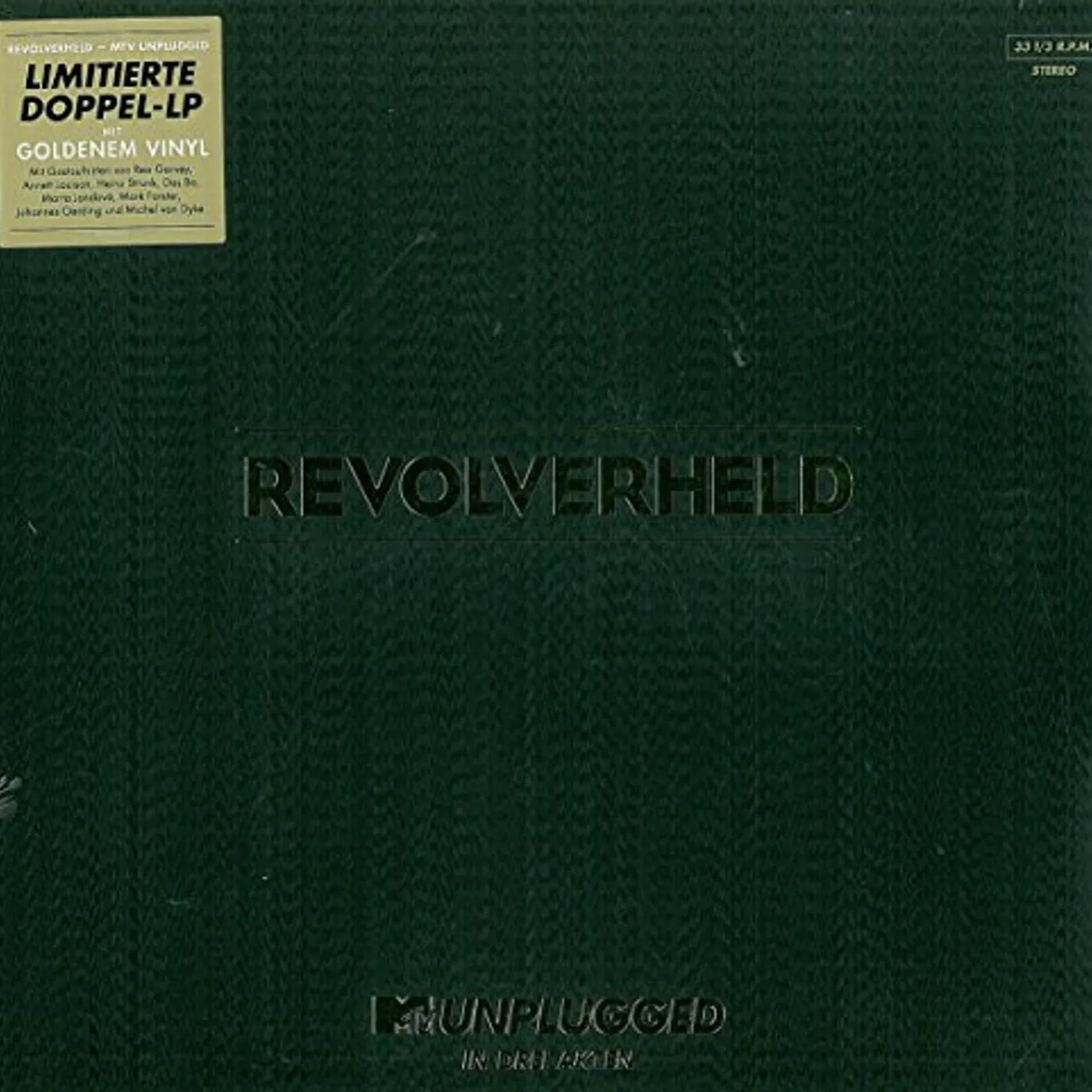 Revolverheld MTV Unplugged in drei Akten Vinyl Record