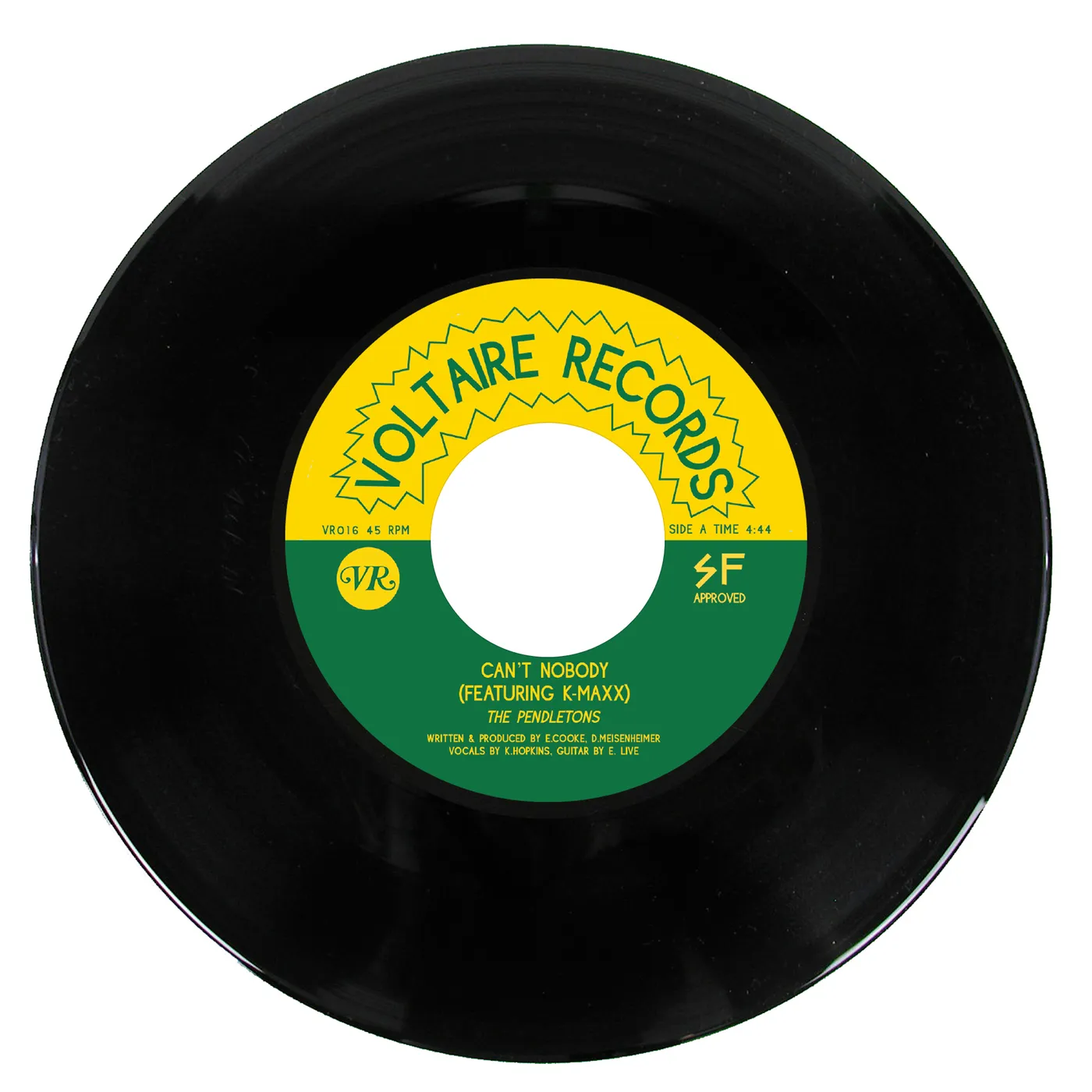 The Pendletons CAN'T NOBODY / GOTTA GET OUT REMIX Vinyl Record