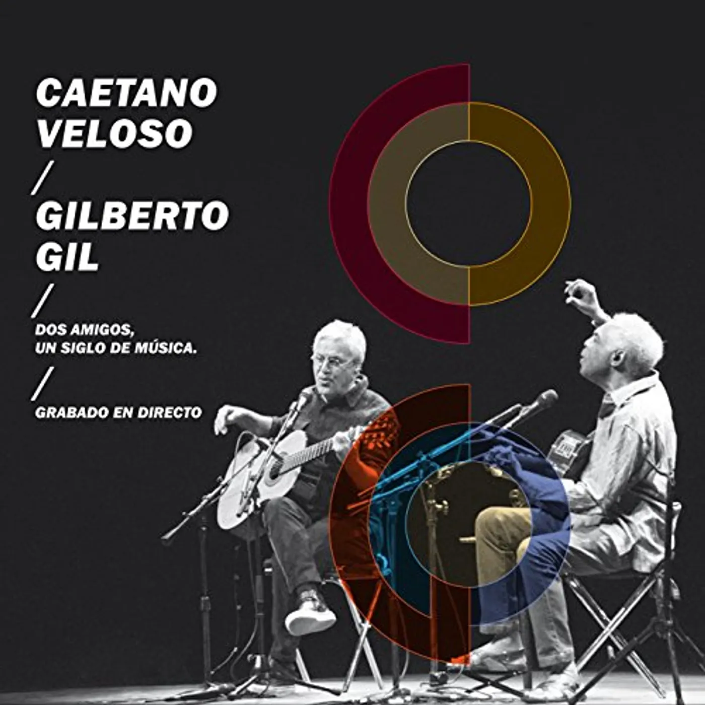 Caetano Veloso e Gilberto Gil TWO FRIENDS ONE CENTURY OF MUSIC (LIVE) Vinyl Record