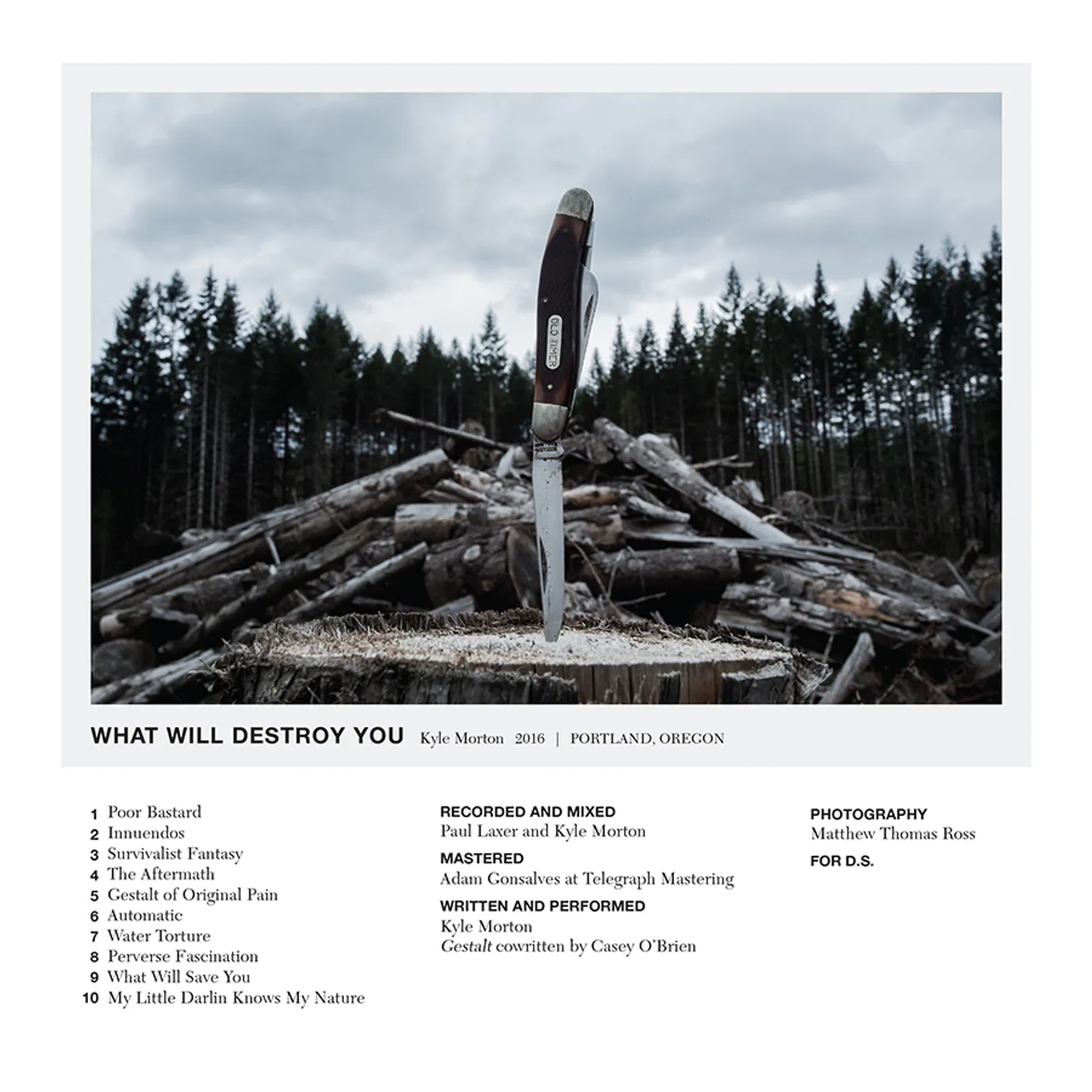 Kyle Morton What Will Destroy You Vinyl Record