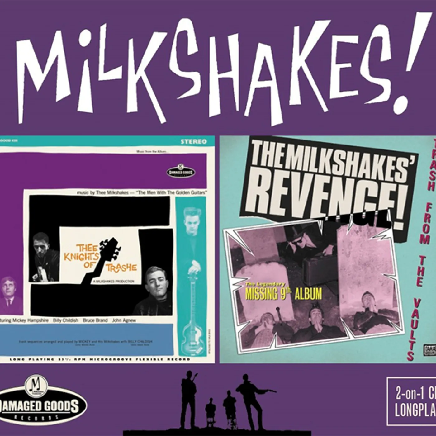 THEE KNIGHTS OF TRASHE / MILKSHAKES REVENGE TRASH CD